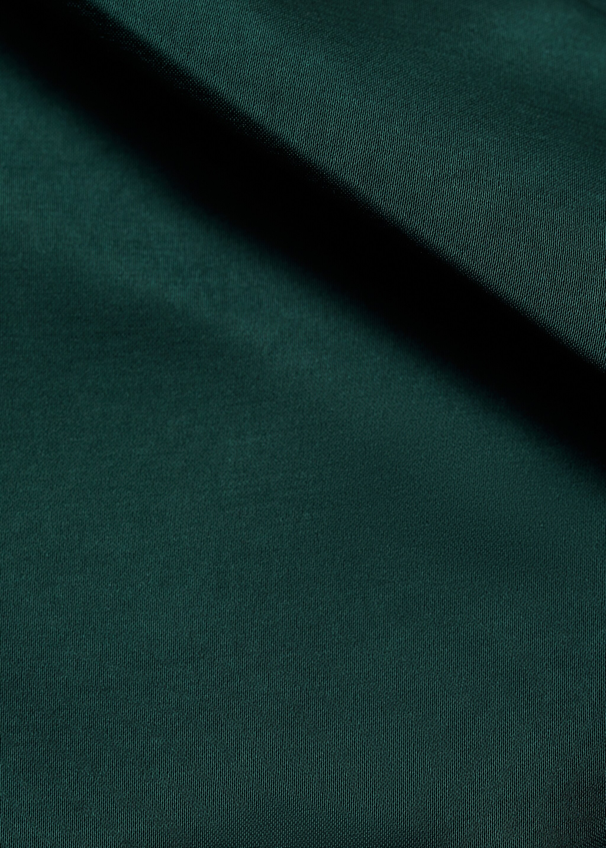 Asymmetrical pleated dress - Details of the article 8, Green. Ref: 77069055-00.