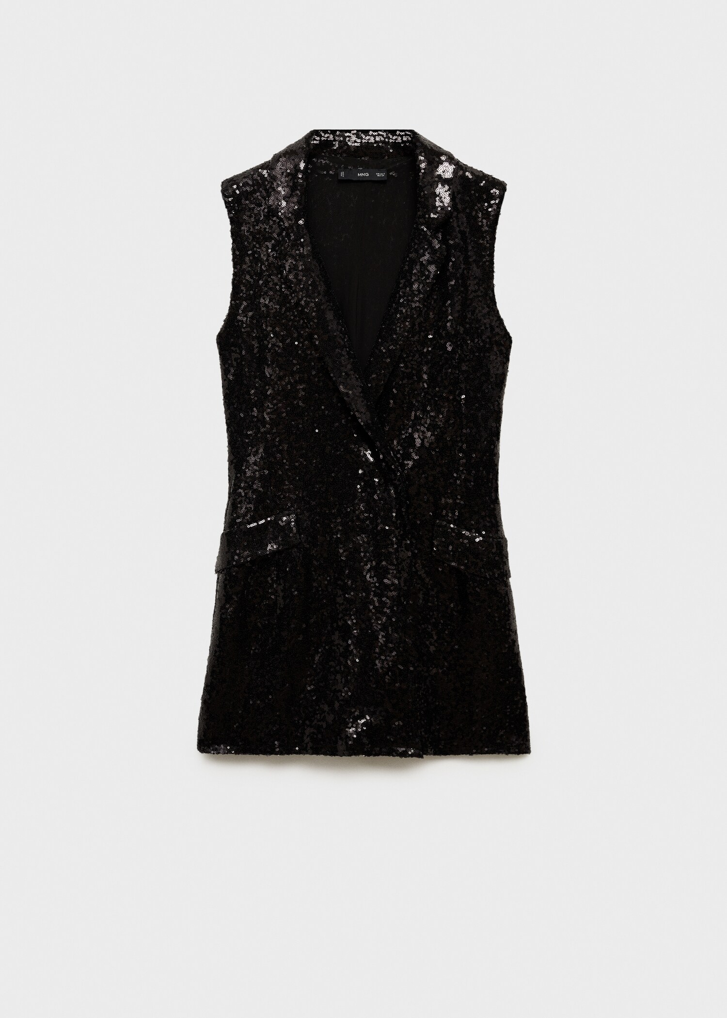 Sequin jumpsuit with lapels - Article without model