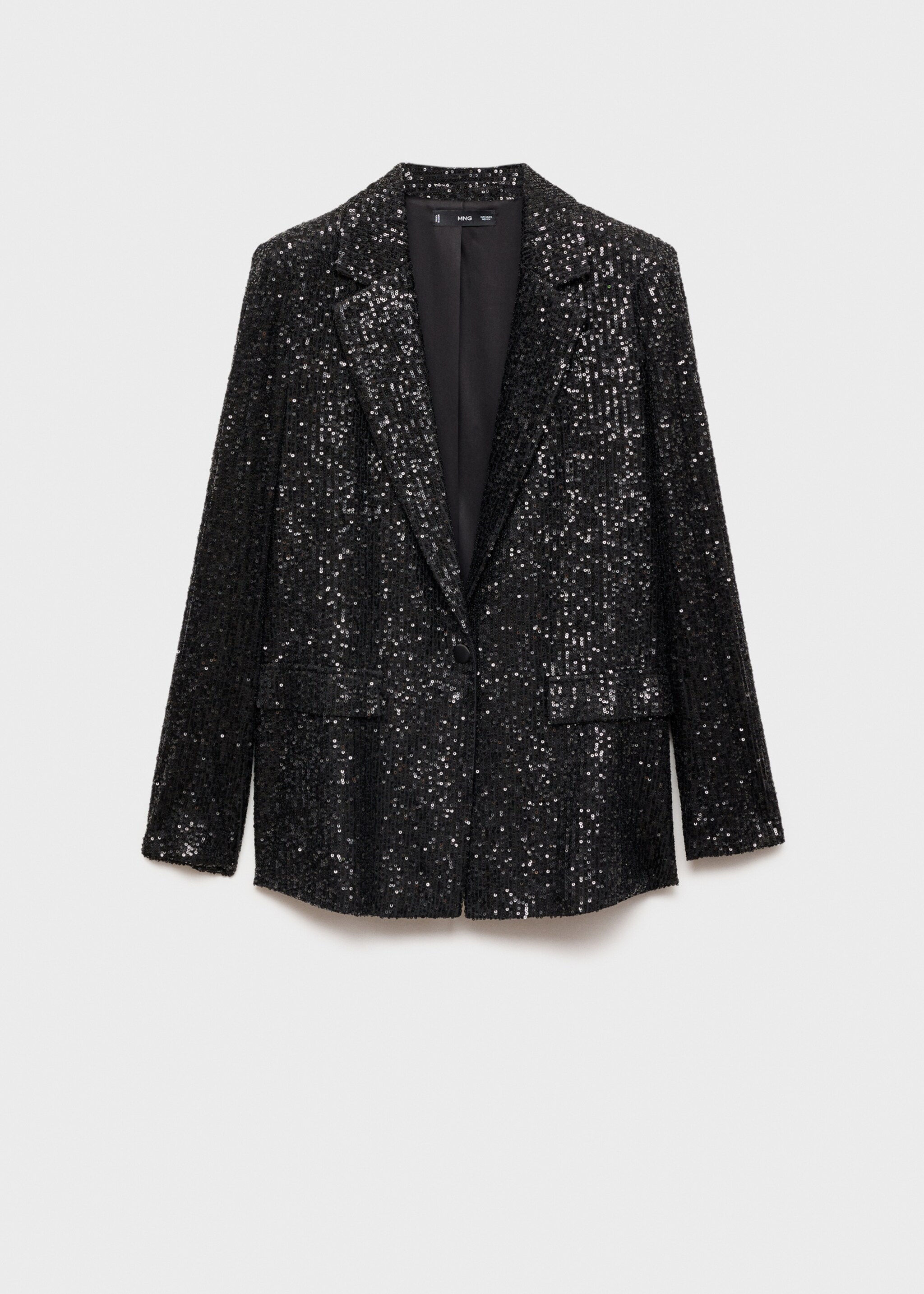Blazer costume paillettes - Article sans modèle, Noir. Ref: 77069061-00.