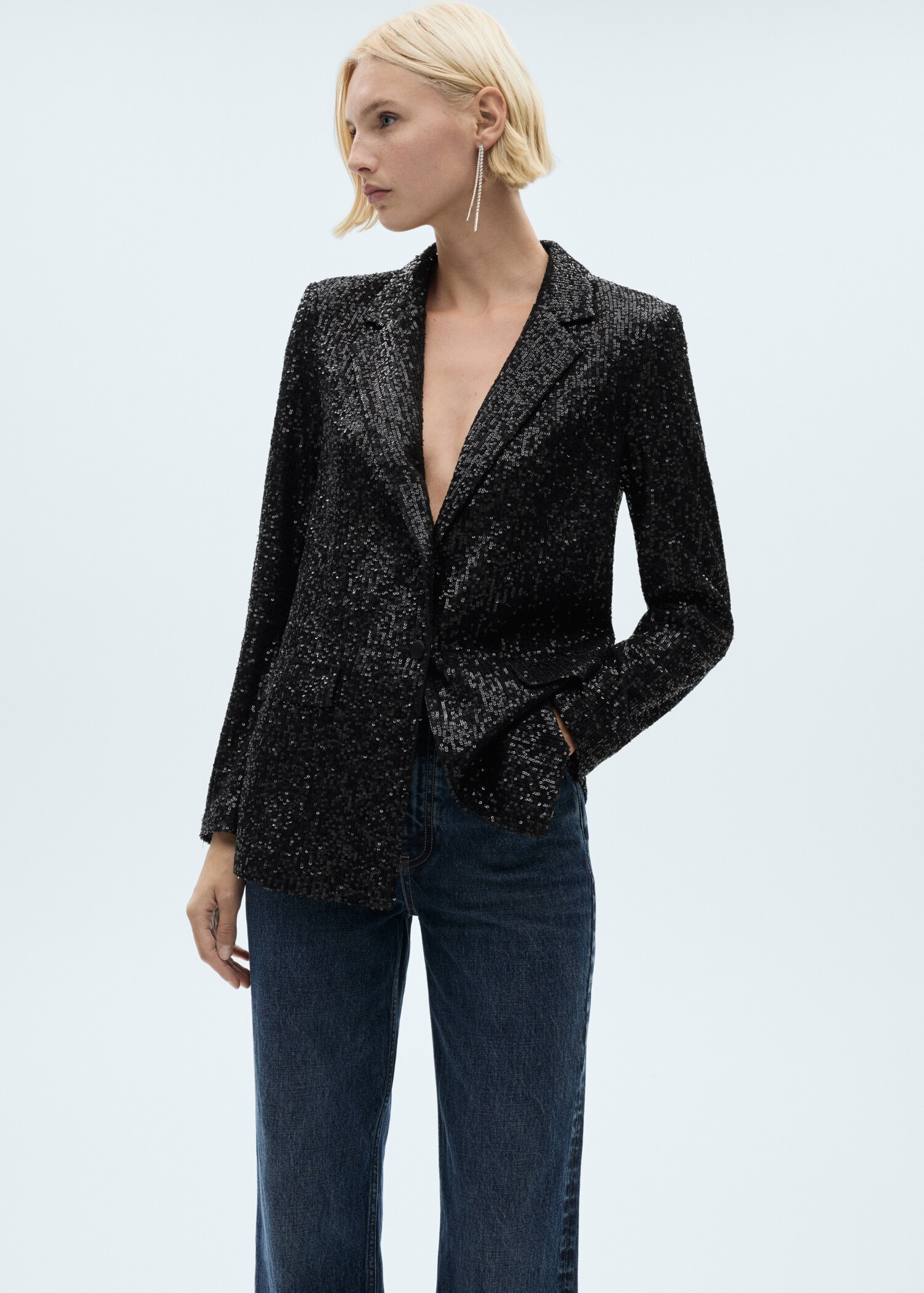 Sequin suit jacket - Details of the article 6