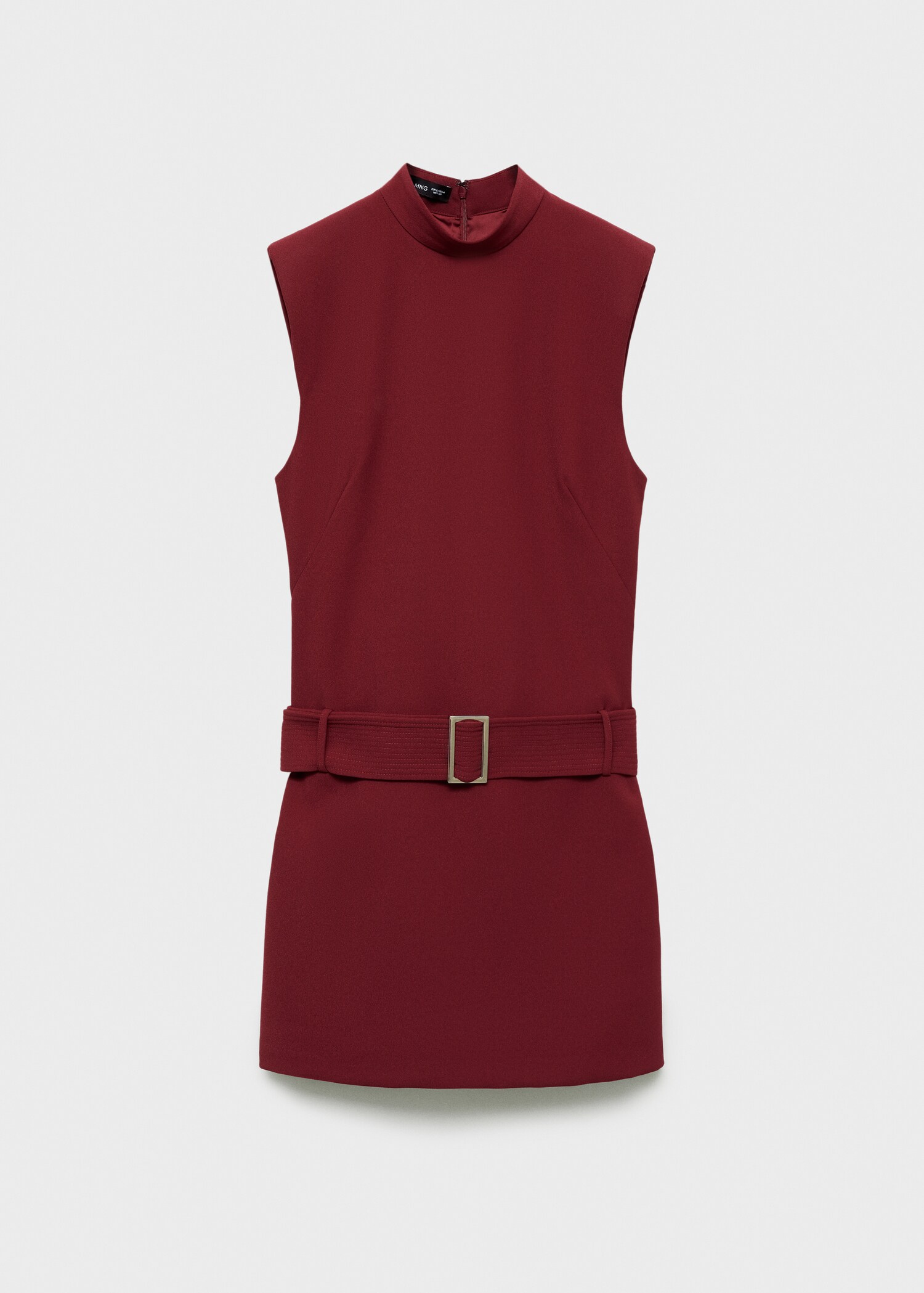 Short belted dress - Article without model