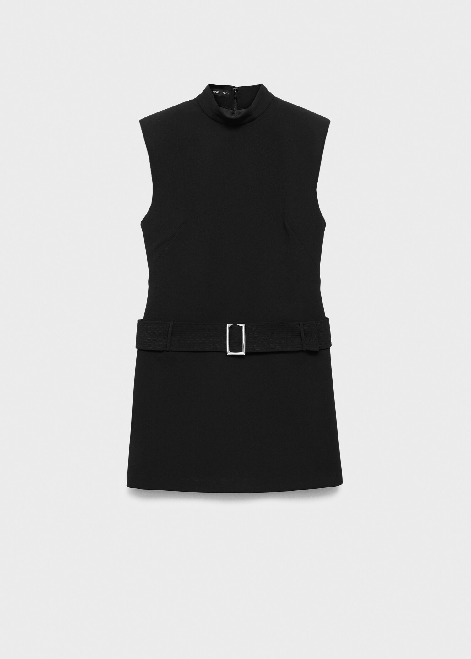 Short belted dress - Article without model
