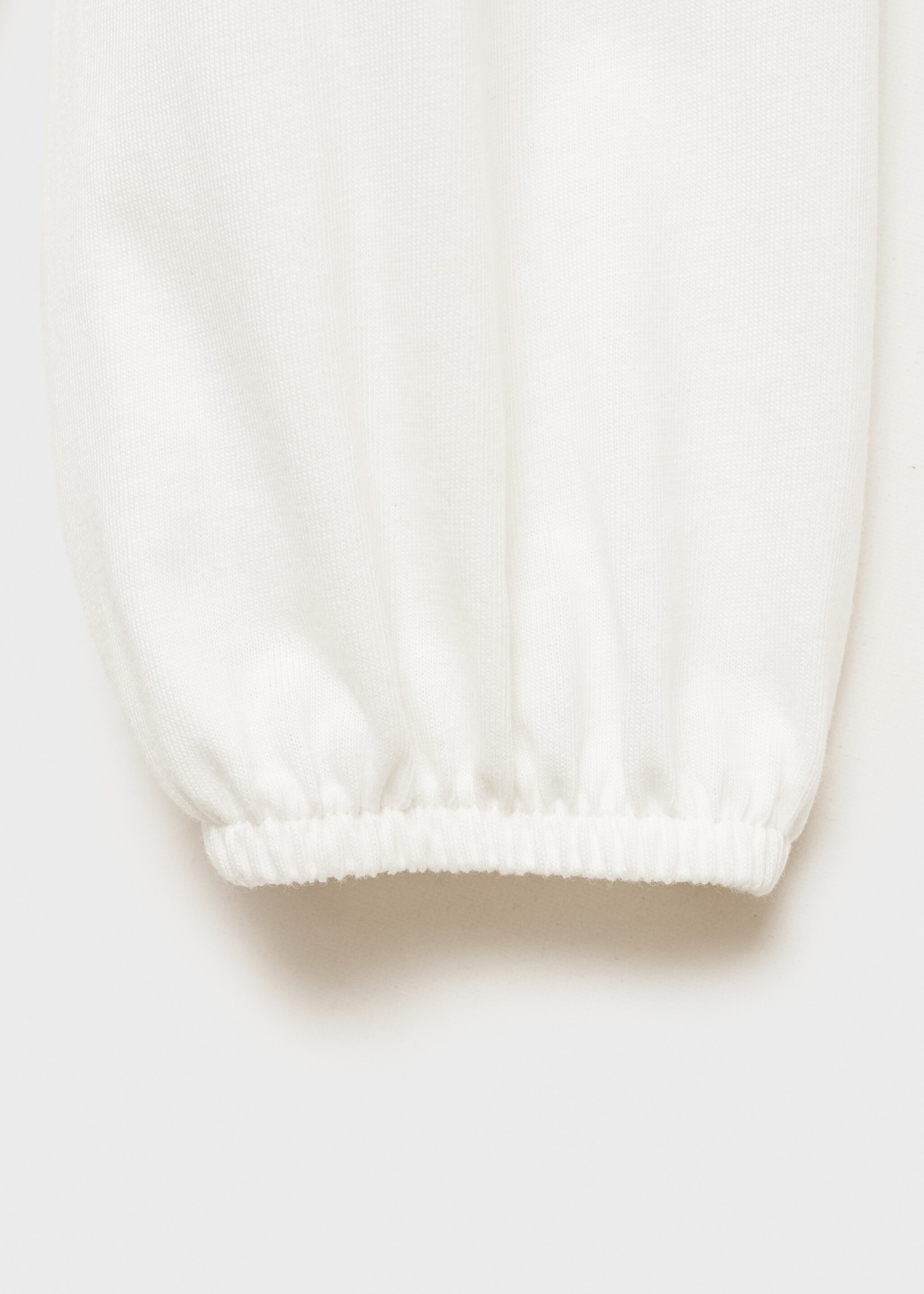 Bow cotton T-shirt - Details of the article 8, Off White. Ref: 77069231-00.