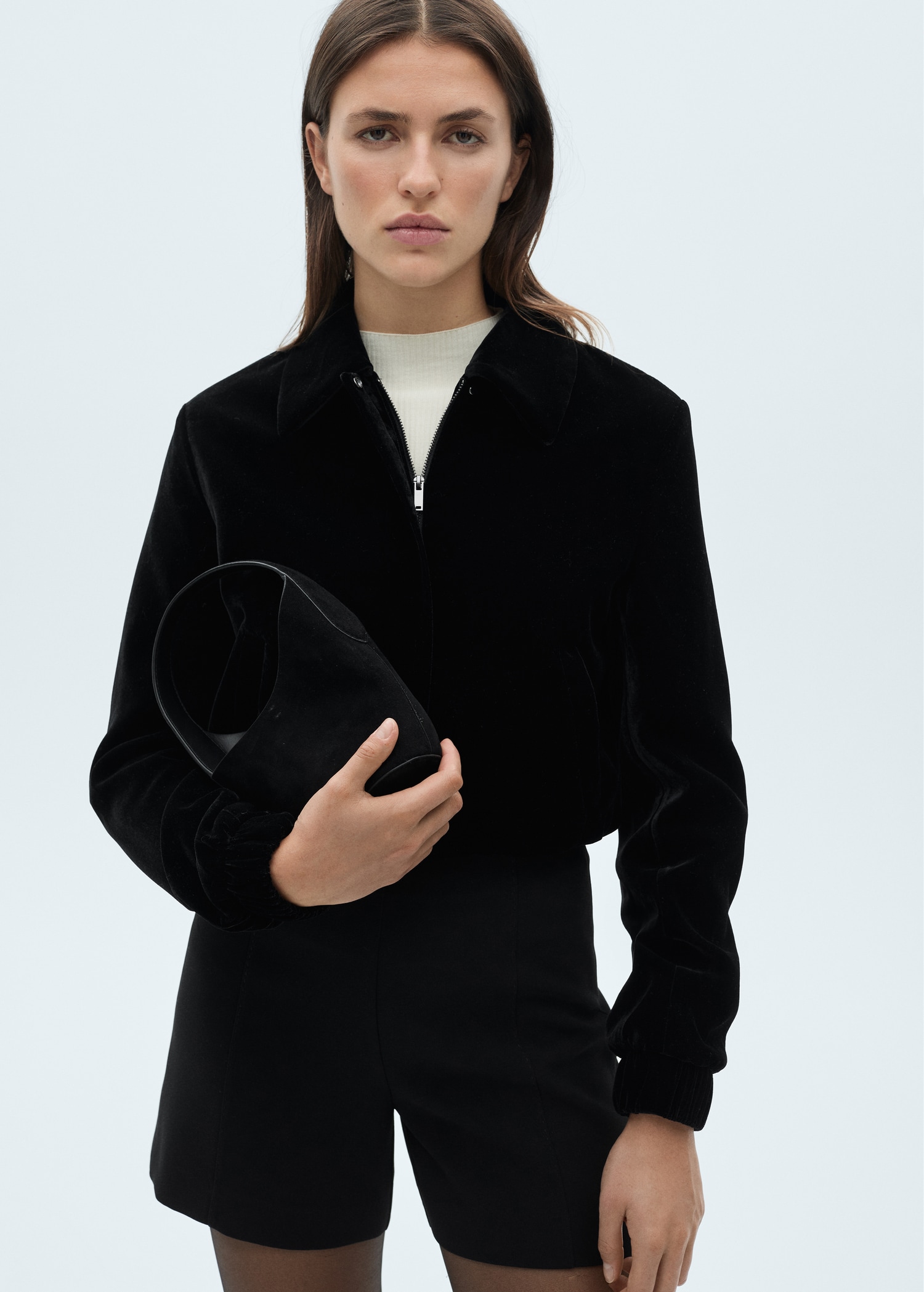 Giacca bomber velluto Donna MANGO OUTLET Italia1