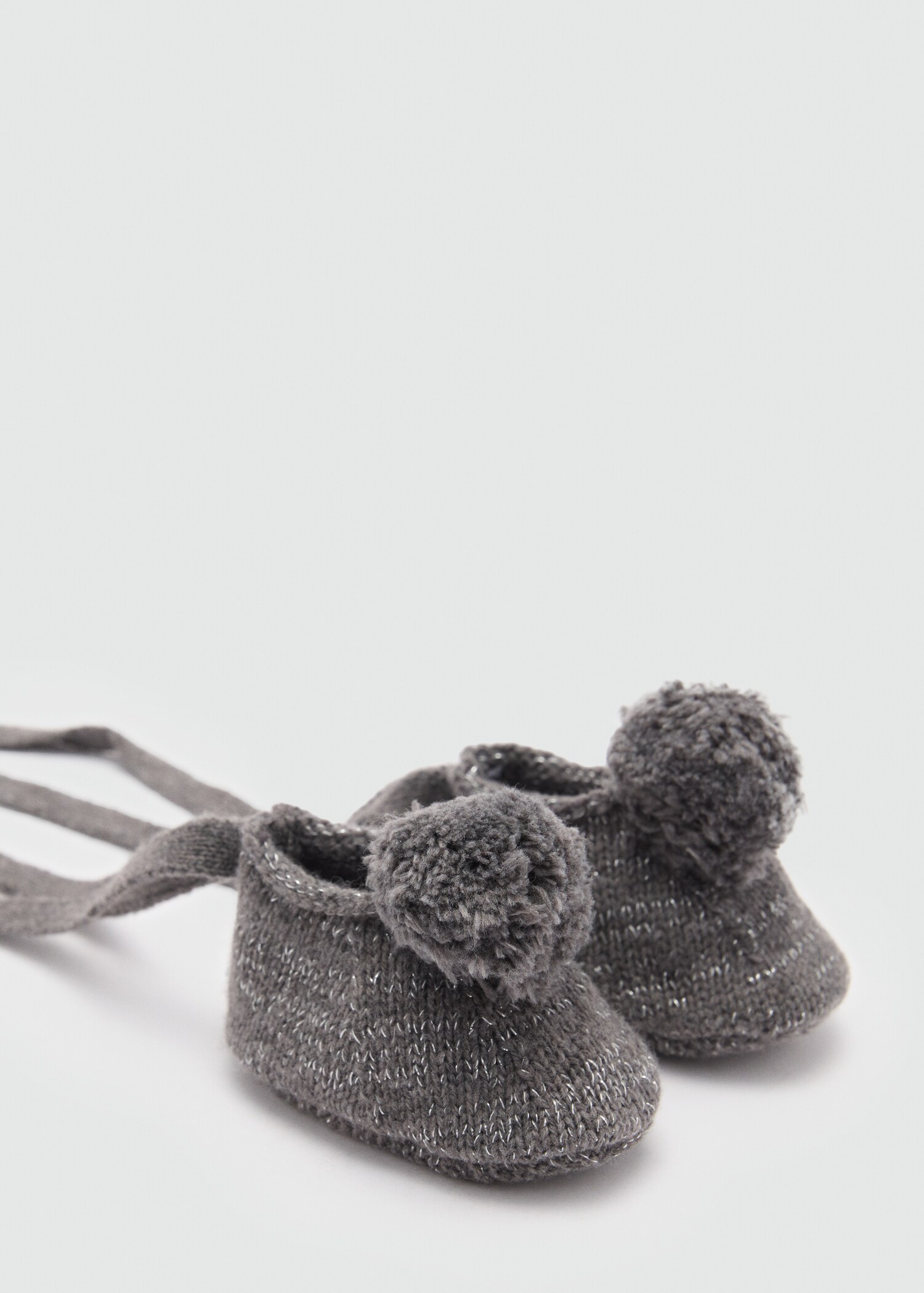 Chaussons maille pompon - Verso de l’article