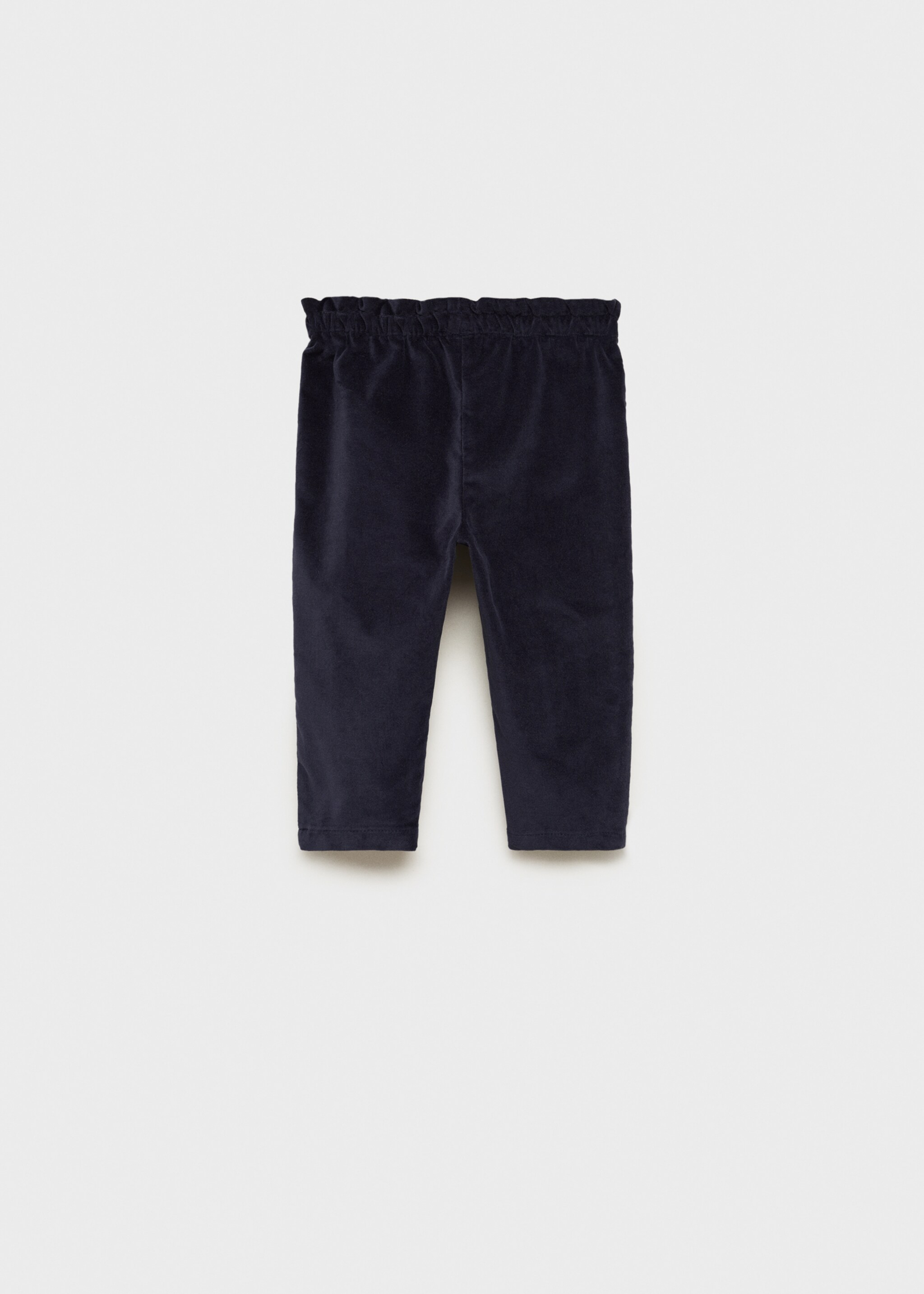 Fluwelen broek - Achterkant van het artikel, Donkermarine. Ref: 77069244-00.