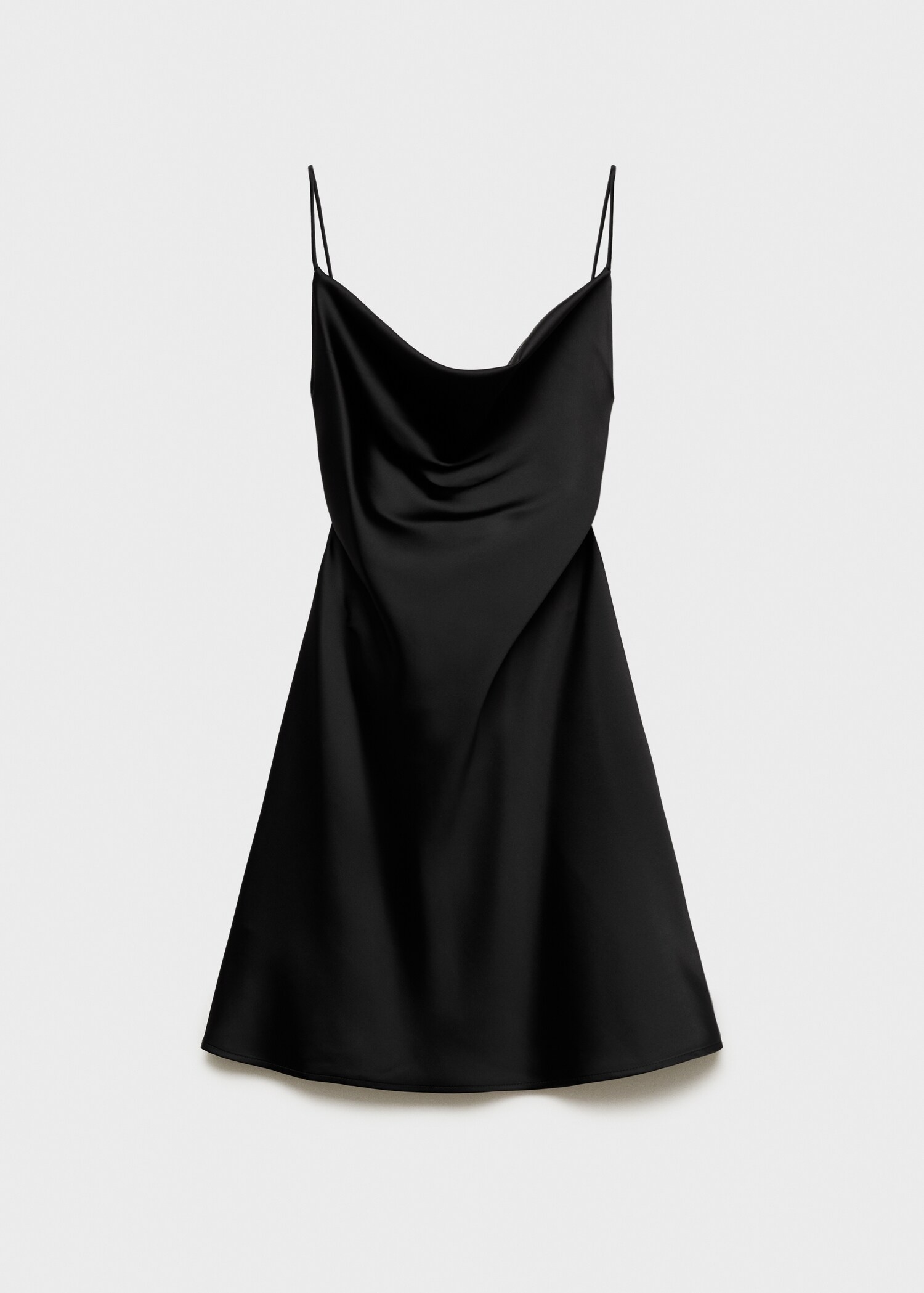 Kurzes Kleid mit gekreuztem Rücken - Artikel ohne Model