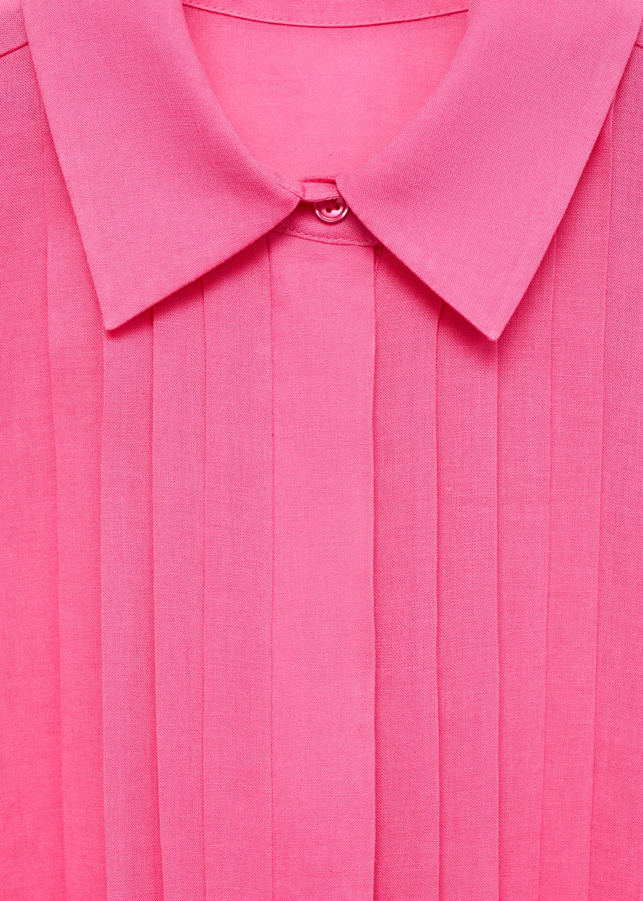 Shirt dress with slits - Details of the article 8