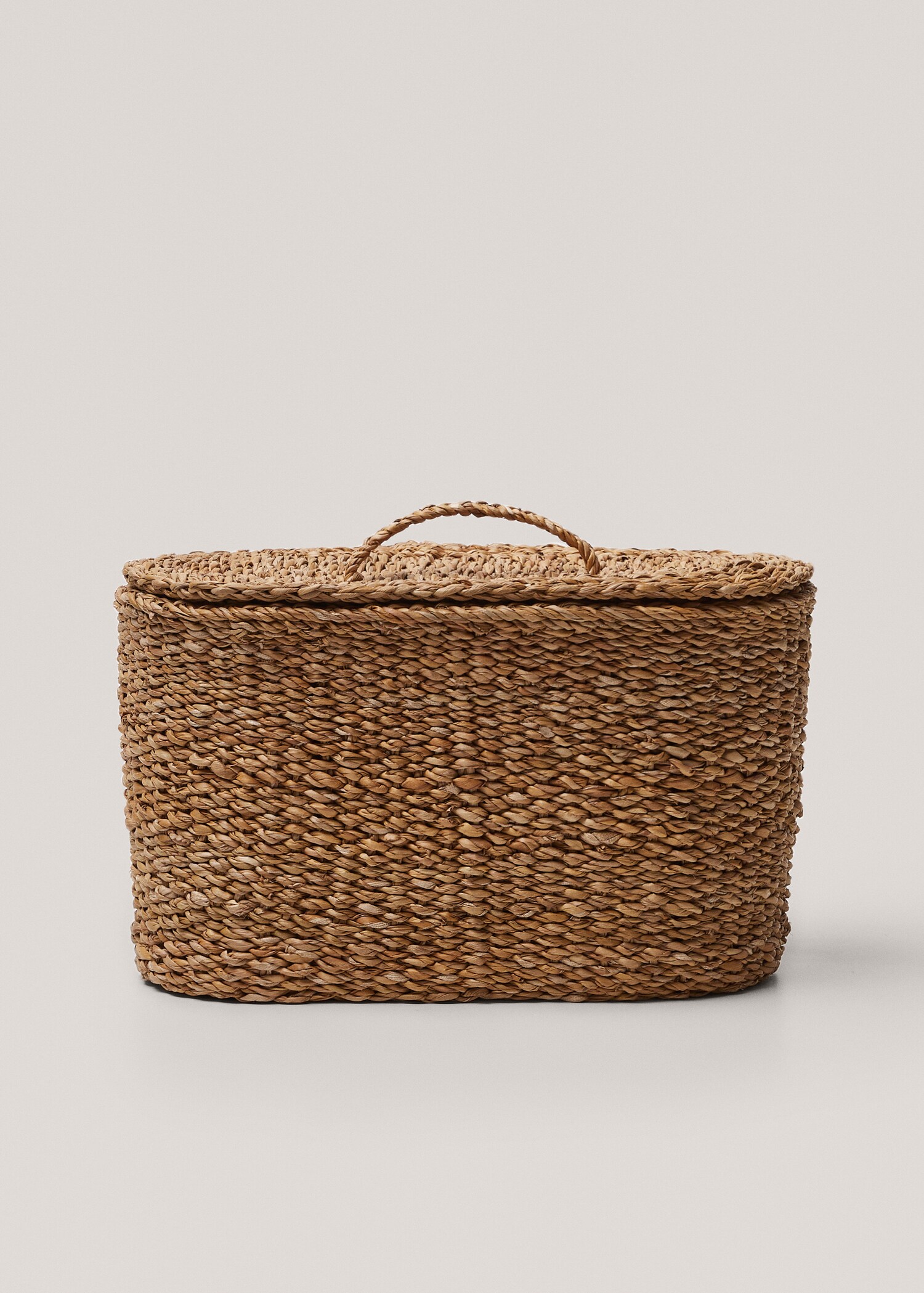 Medium natural fibre oval basket - Article without model