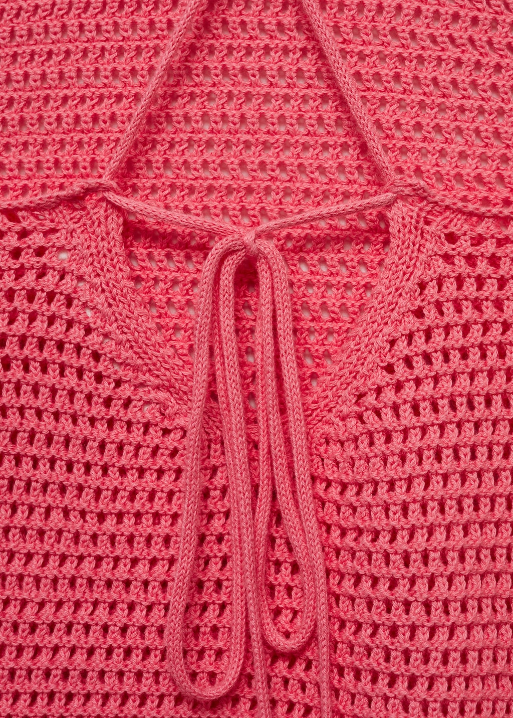【THE ATTICO】 ピンク×黄 tie-dye crochet knit Pink and yellow mini skirt for Women | THE ATTICO®