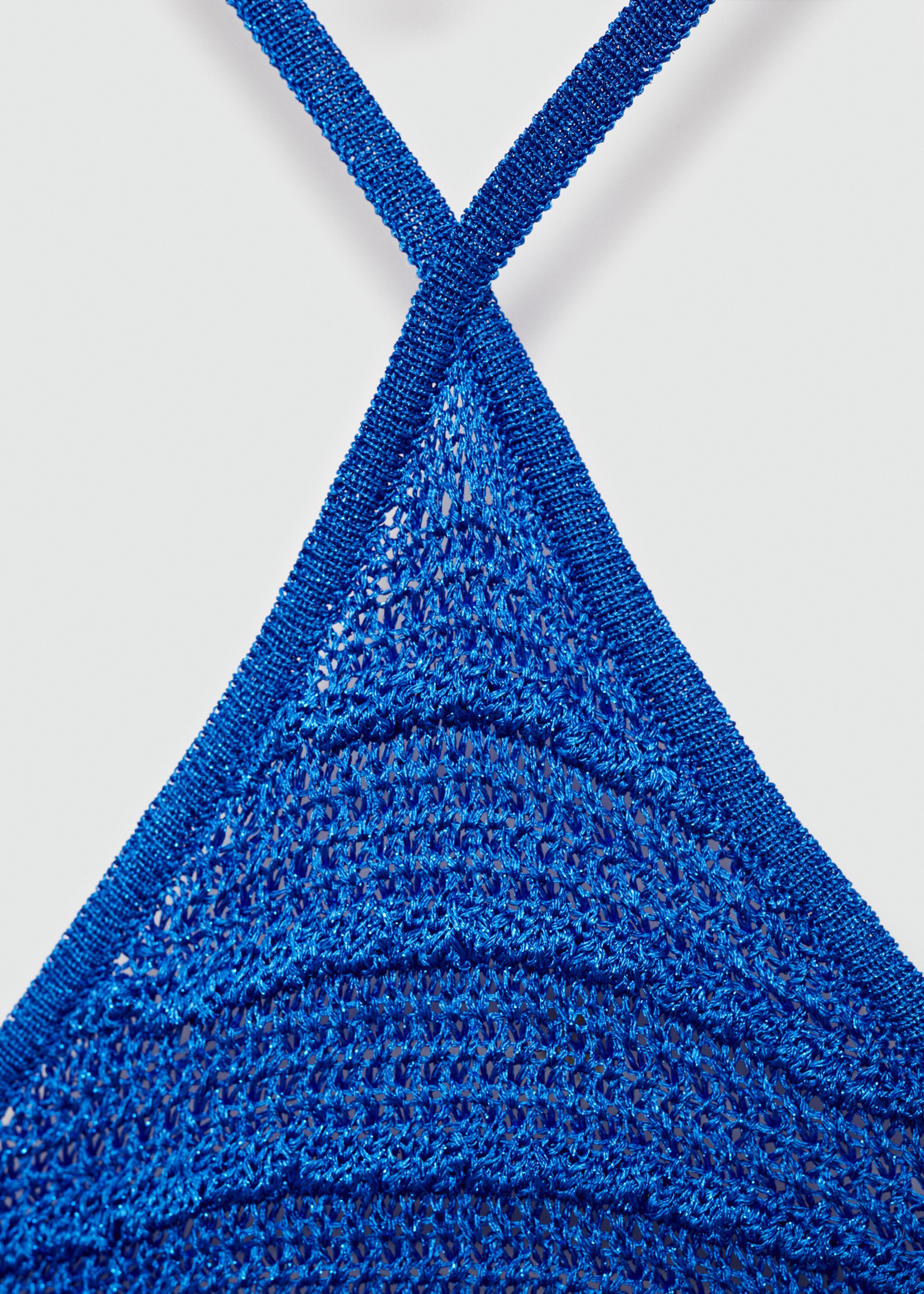 Neckholder-Strickkleid aus Lurex - Detail des Artikels 8