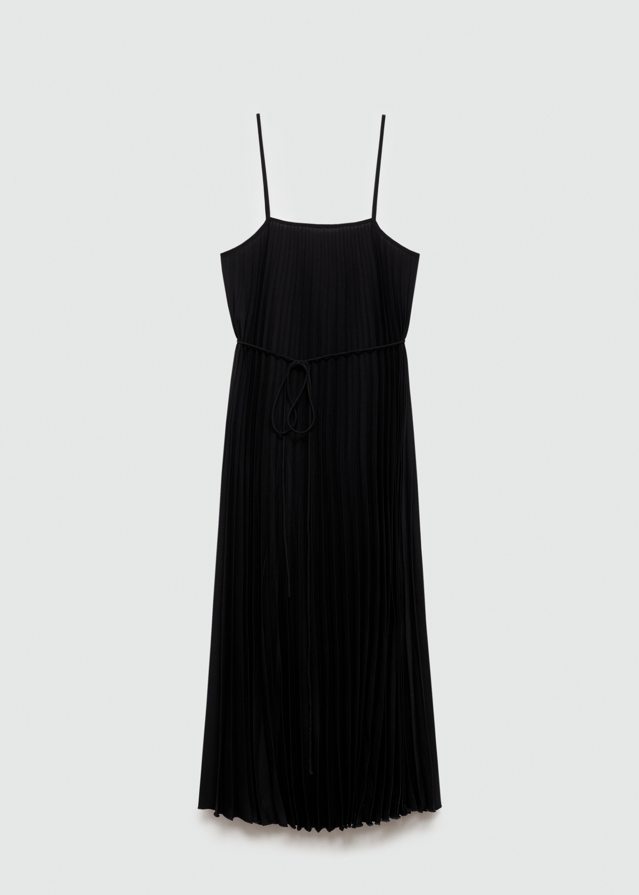 Pleated dress with bow - Article without model