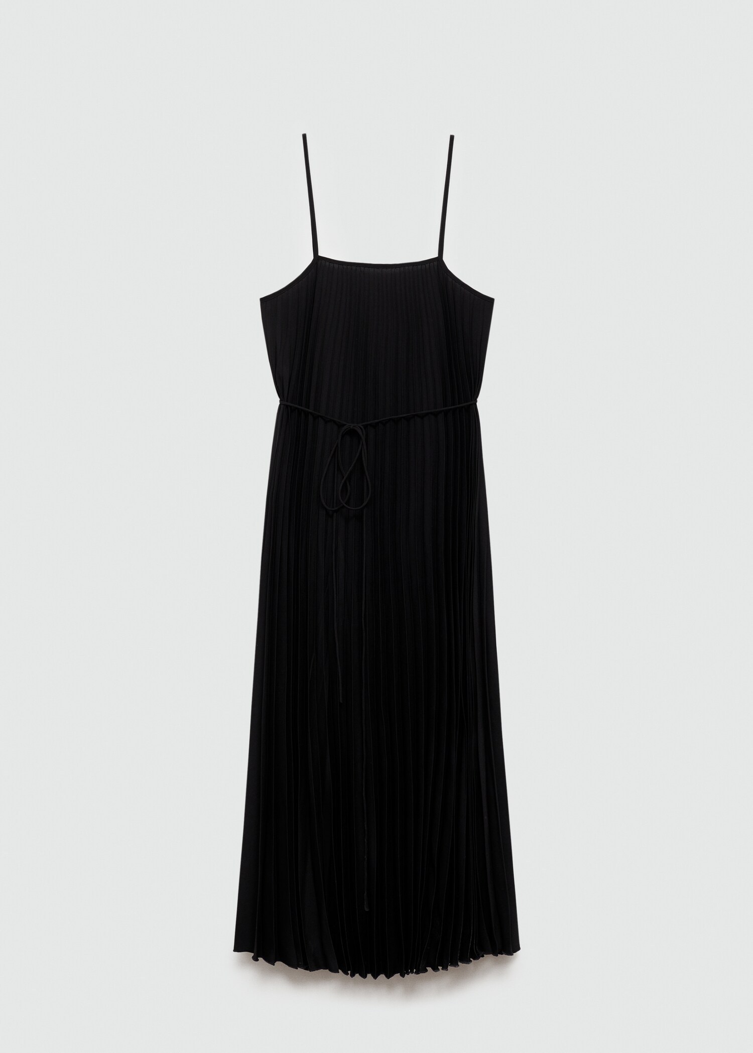 Plissiertes Kleid mit Schleife - Artikel ohne Model