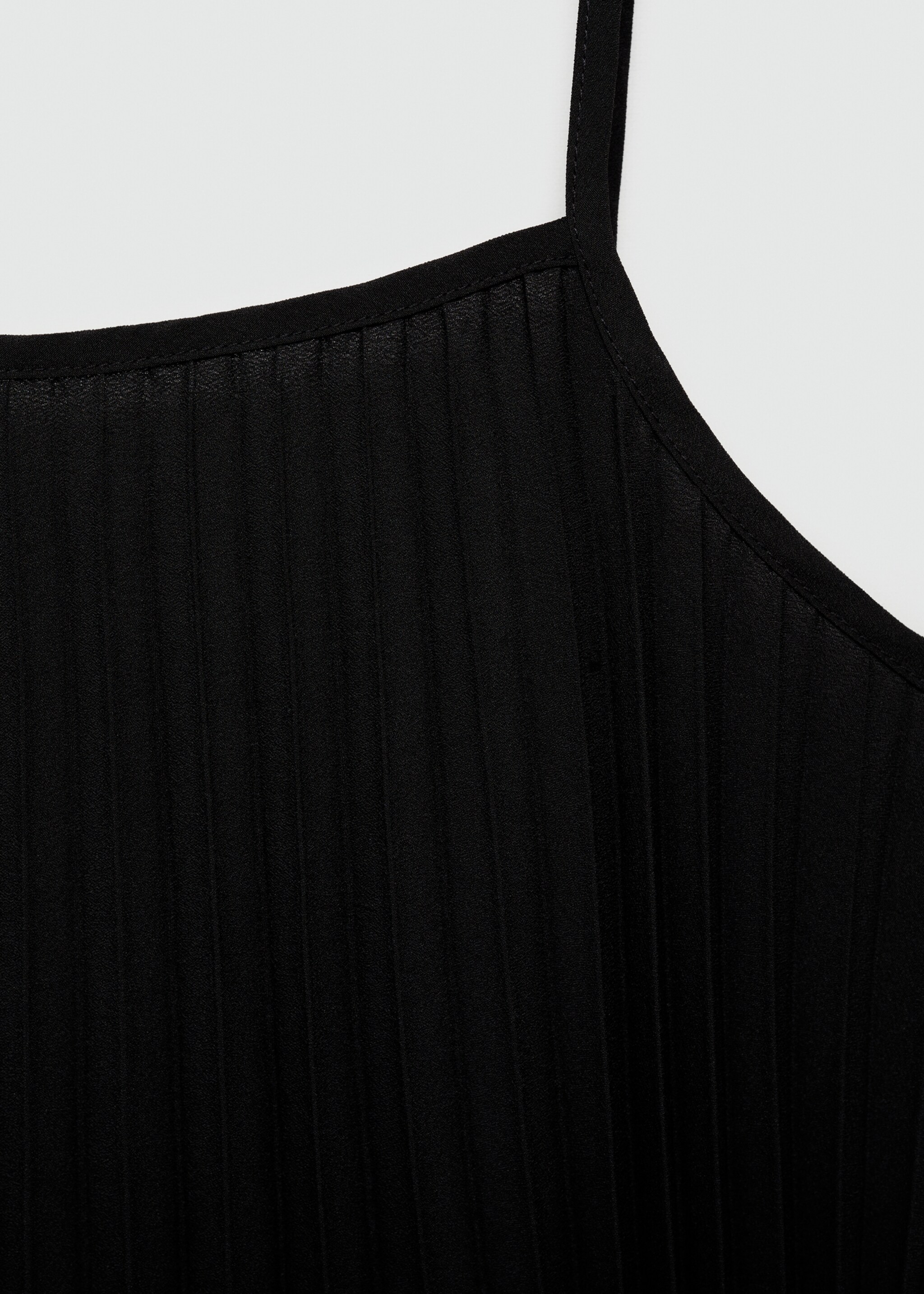 Pleated dress with bow - Details of the article 0