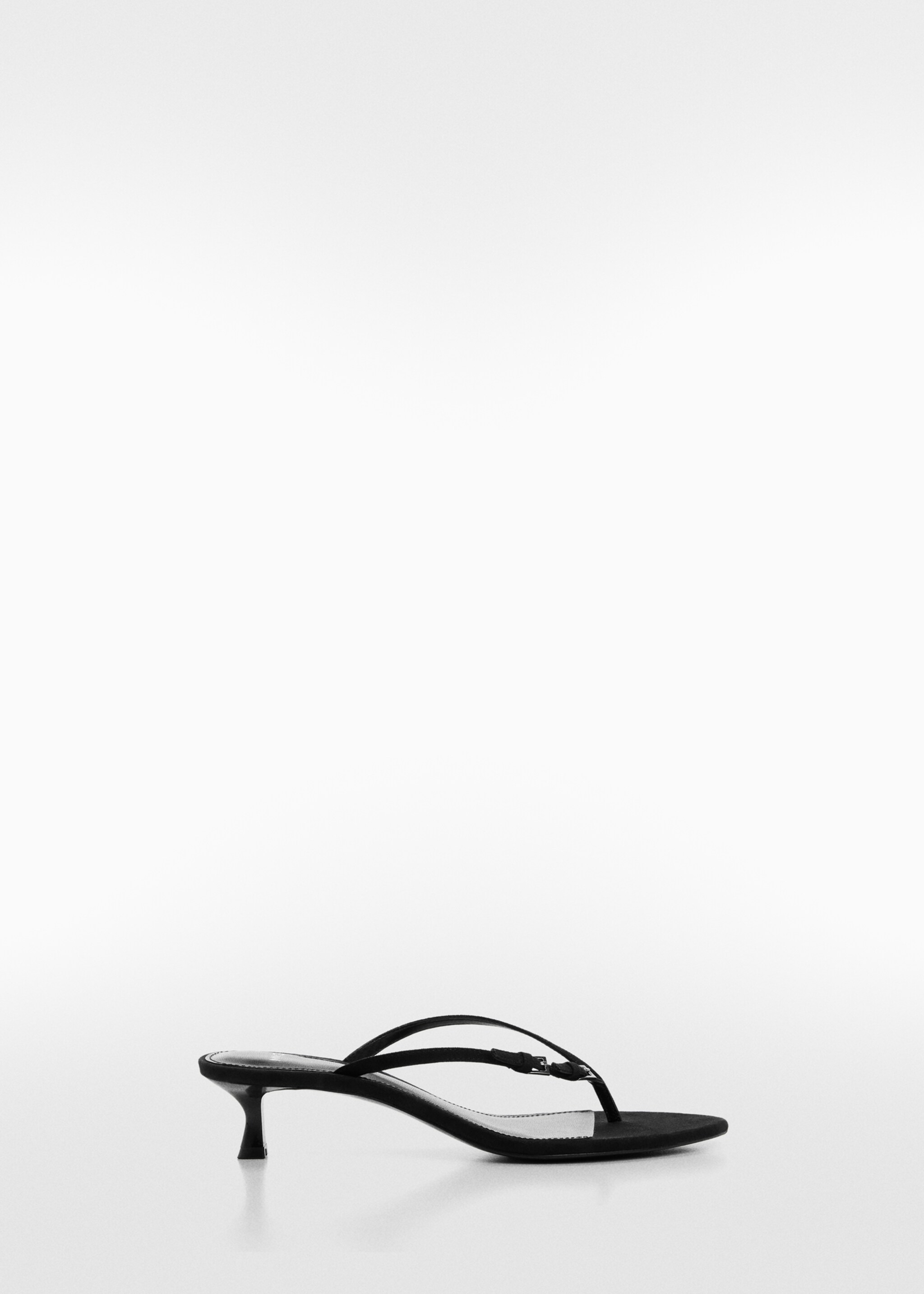 Heeled sandal with buckle detail - Article without model