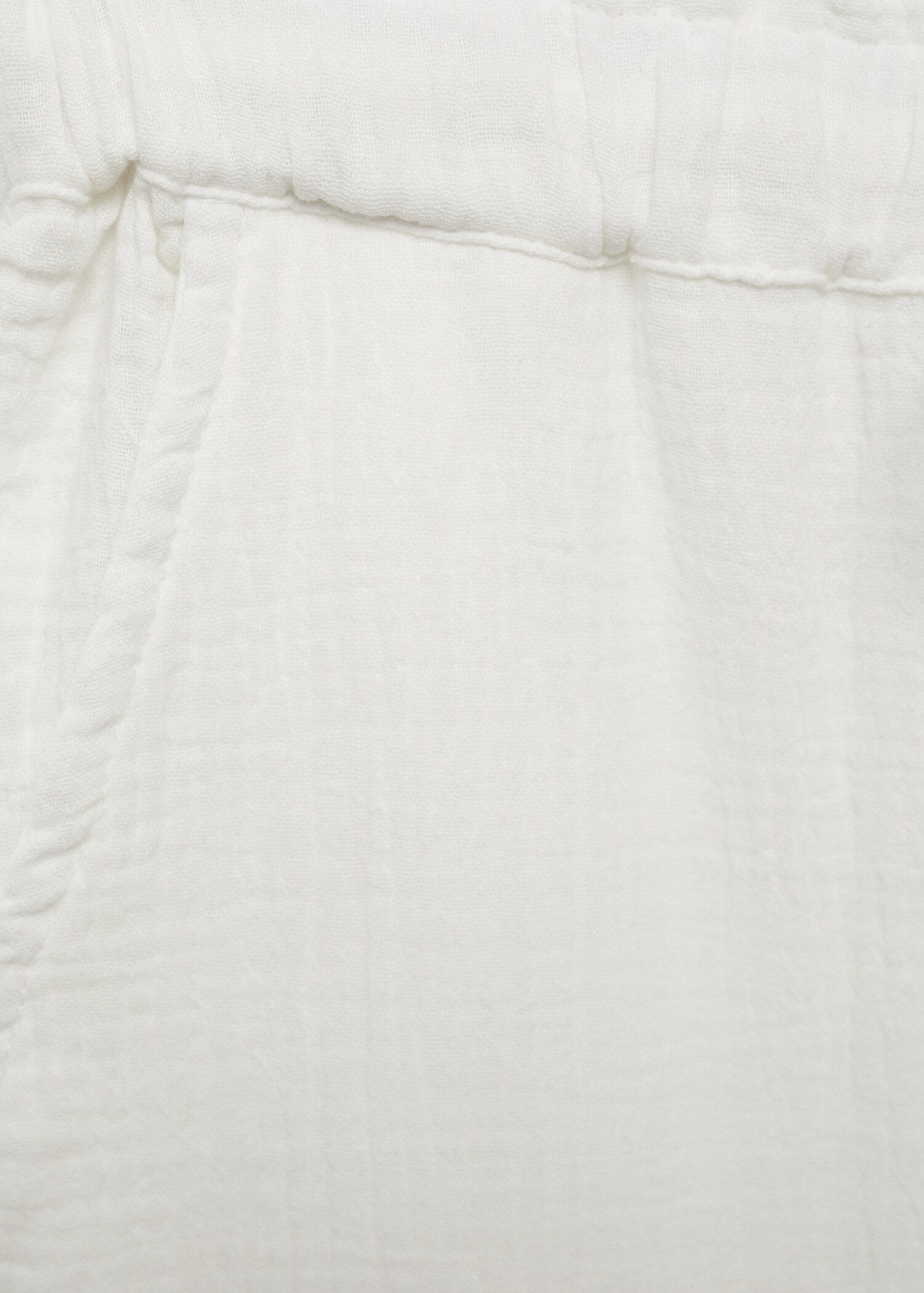 Pantaloni cotone vita elasticizzata - Dettaglio dell'articolo 0
