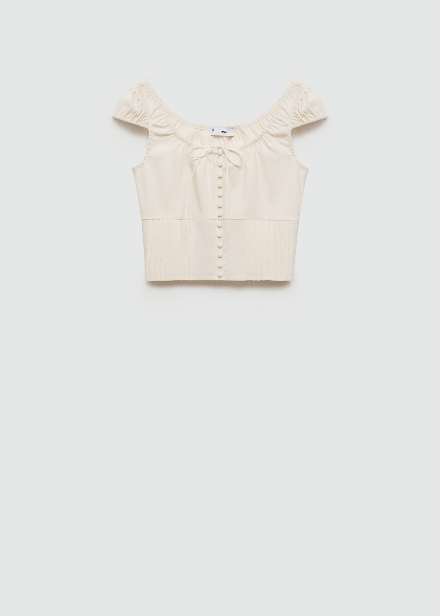 Crop Top mit Knöpfen - Artikel ohne Model