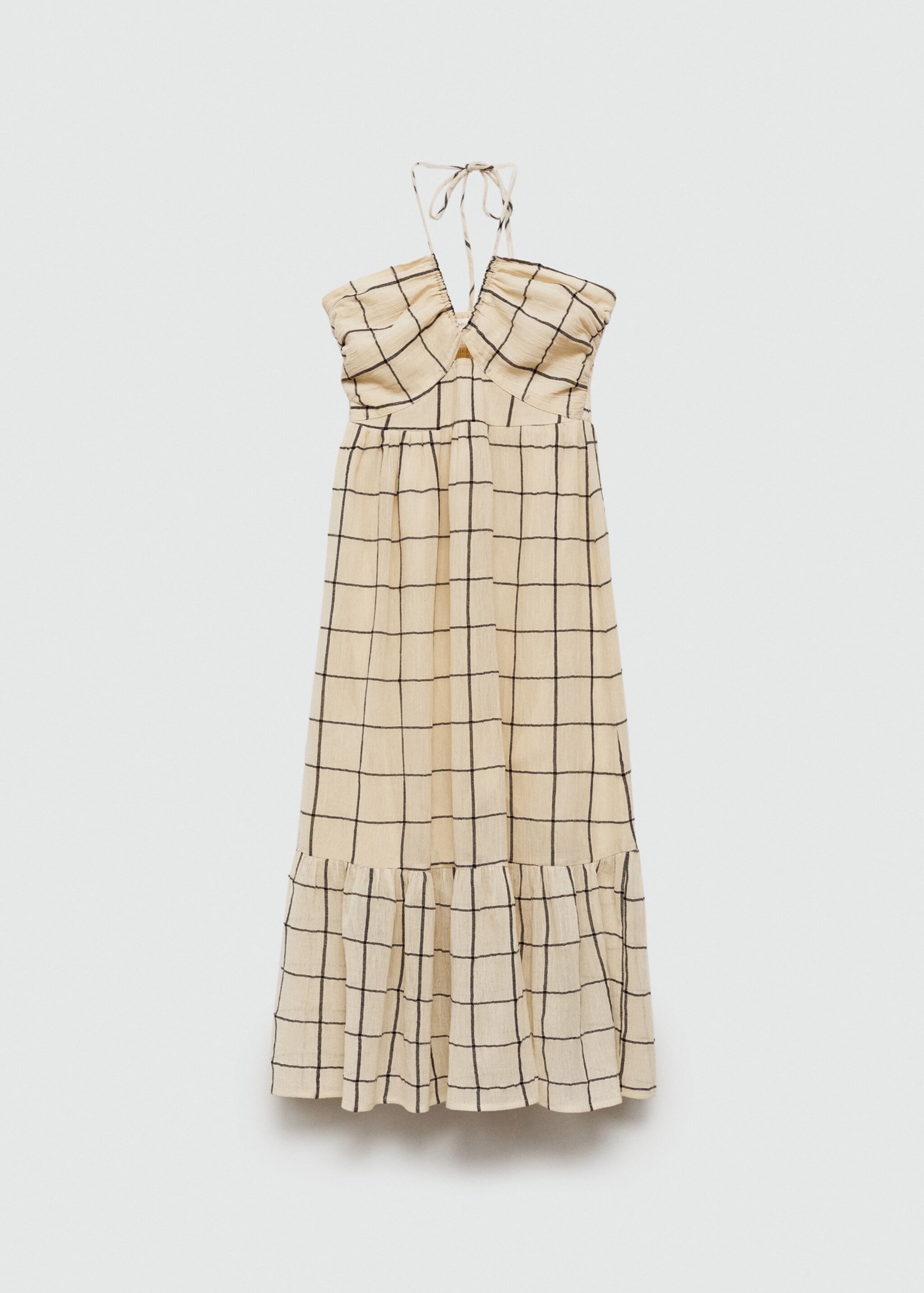 Printed strap dress - Article without model