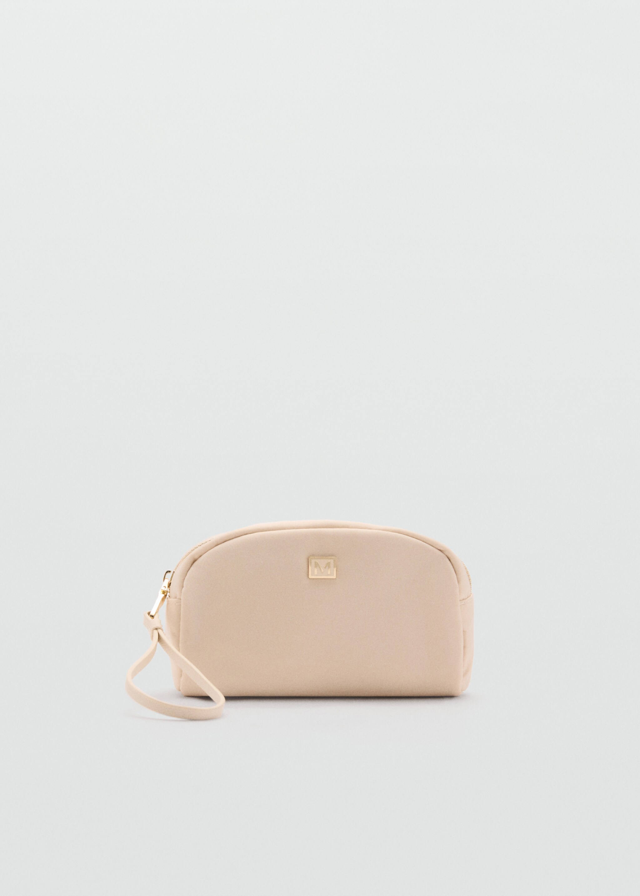 Zipped toiletry bag with logo - Article without model, Off White. Ref: 77070362-00.