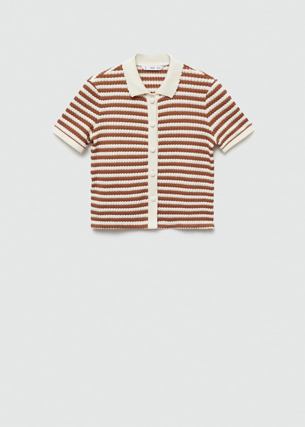 Combined knitted t-shirt - Women | MANGO OUTLET USA