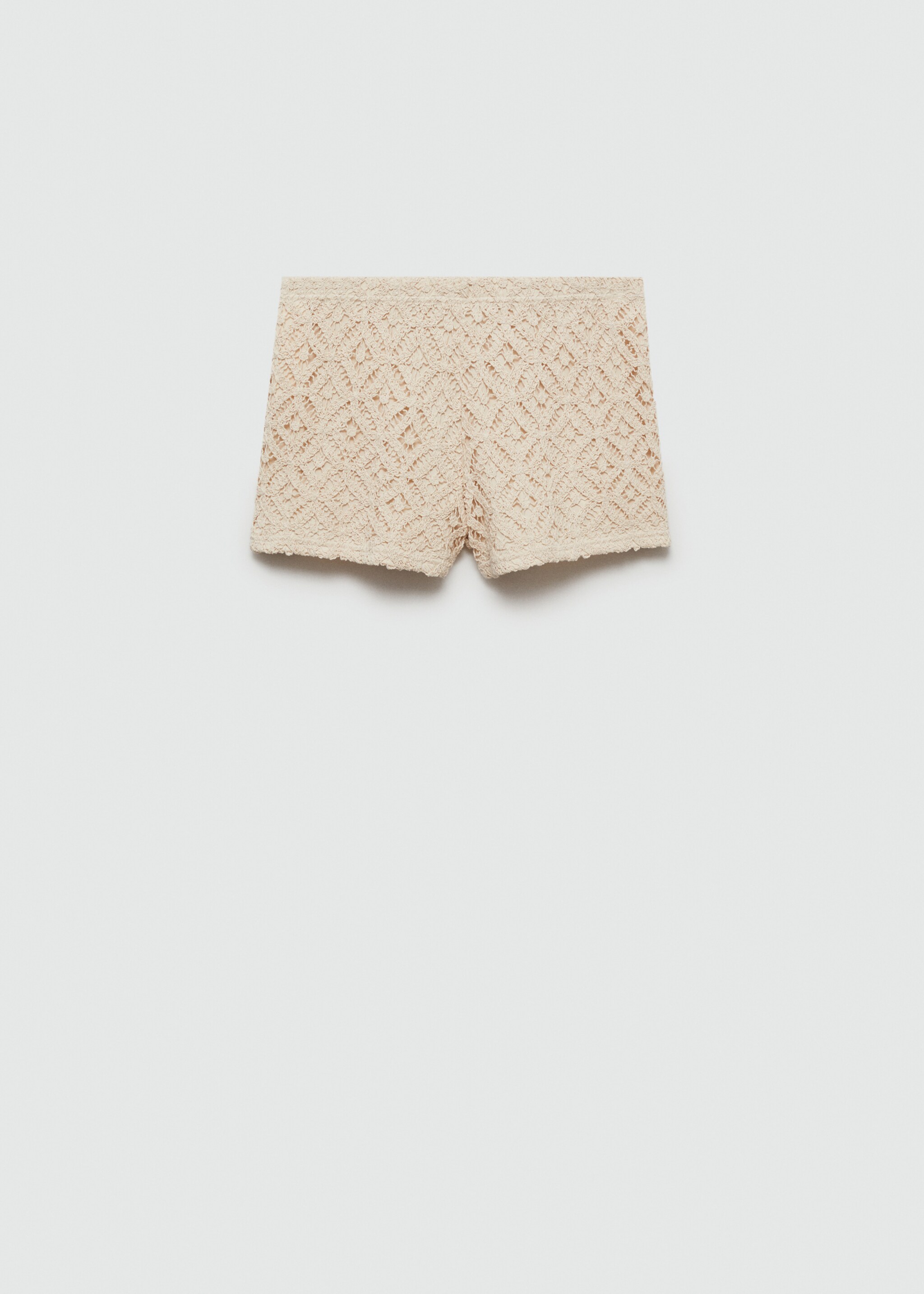 Crochet straight-fit shorts - Article without model