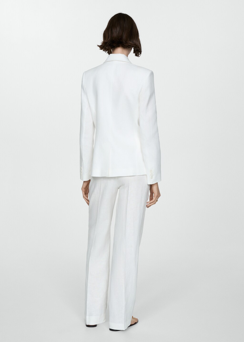 100% linen suit pants - Women | MANGO OUTLET USA