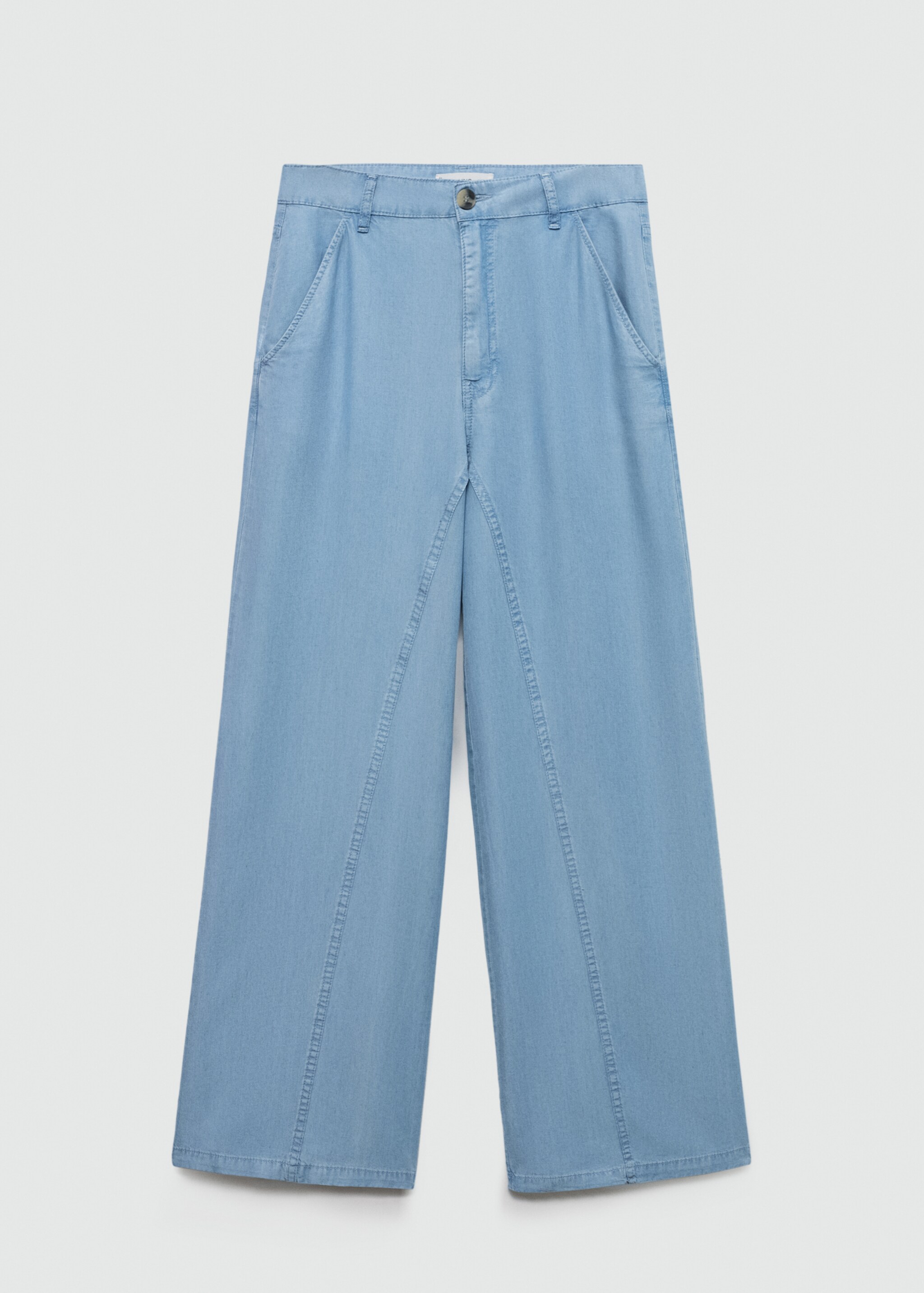 Wideleg lyocell trousers - Article without model
