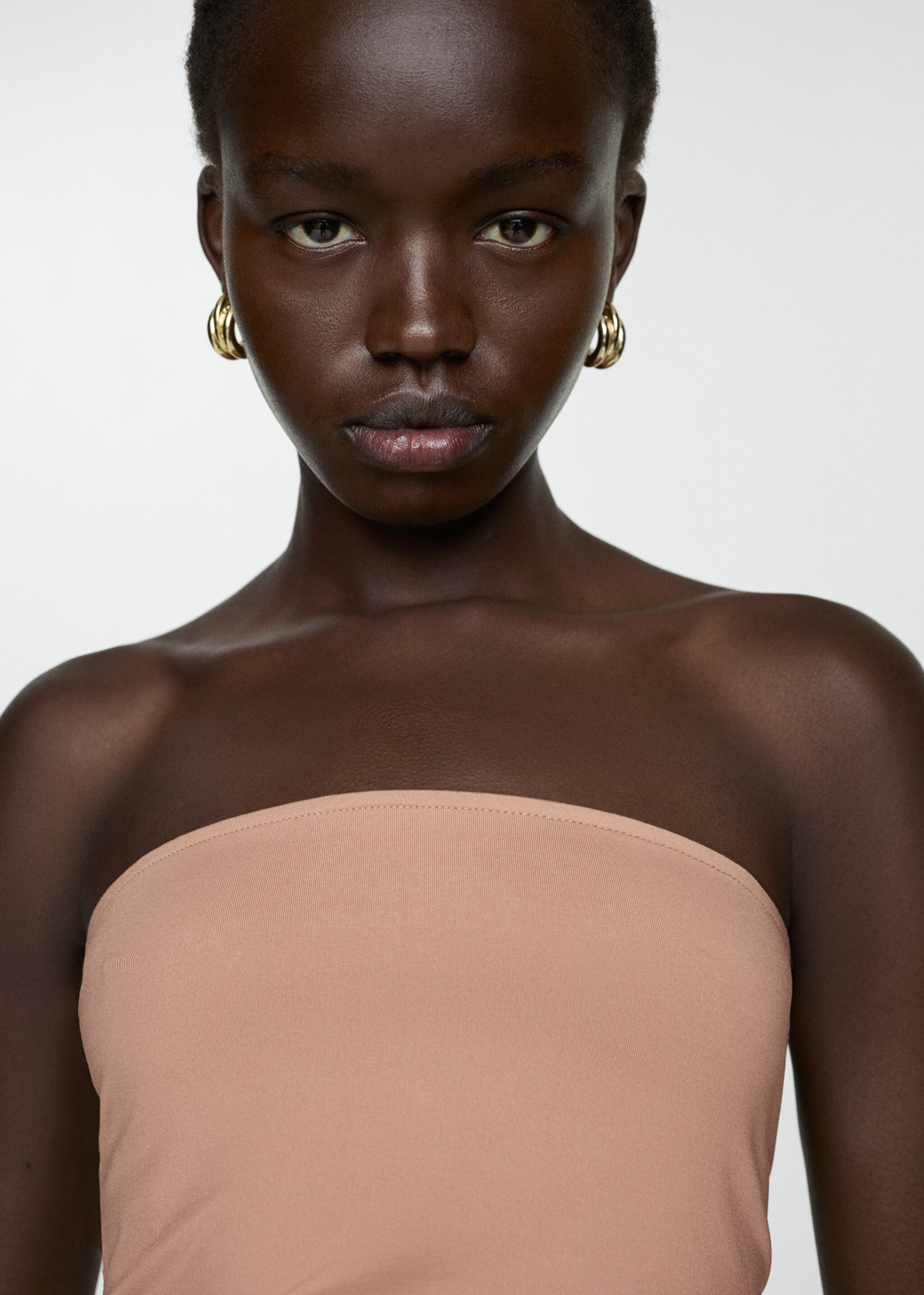 Bandeau top - Details of the article 1, Nude. Ref: 77070373-00.