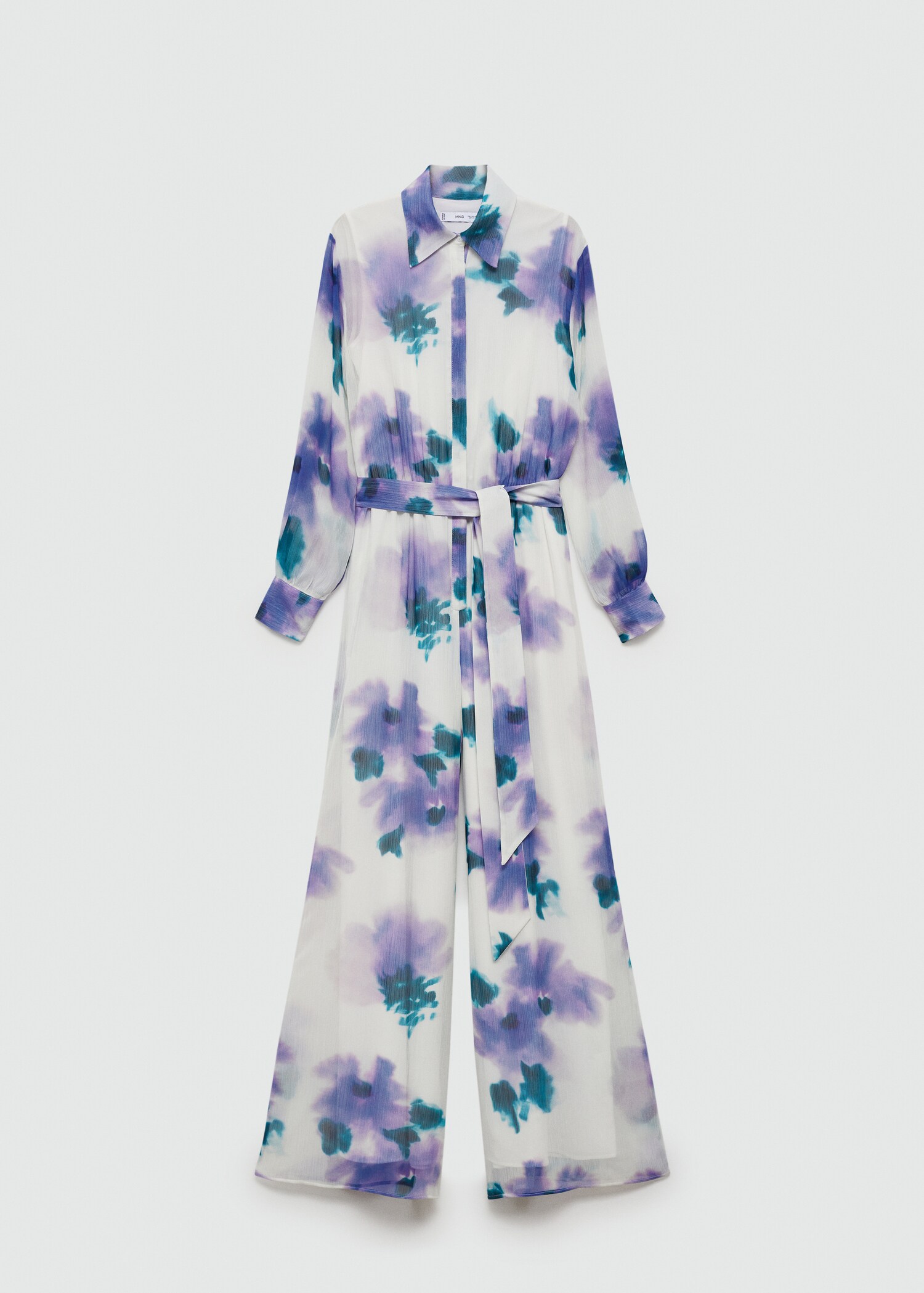 Printed jumpsuit with bow - Article without model