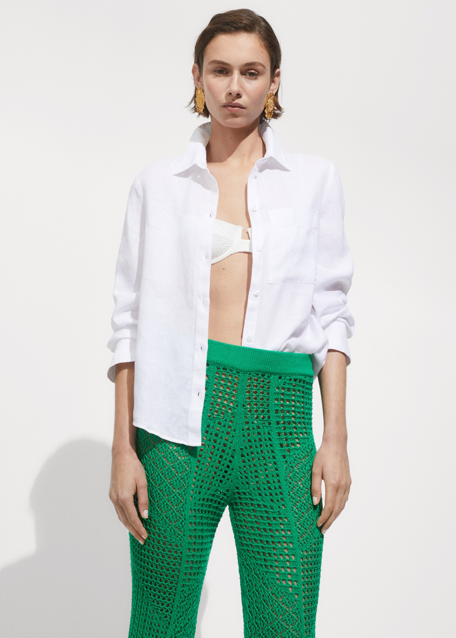 Pantalon maille ajourée - Détail de l'article 2