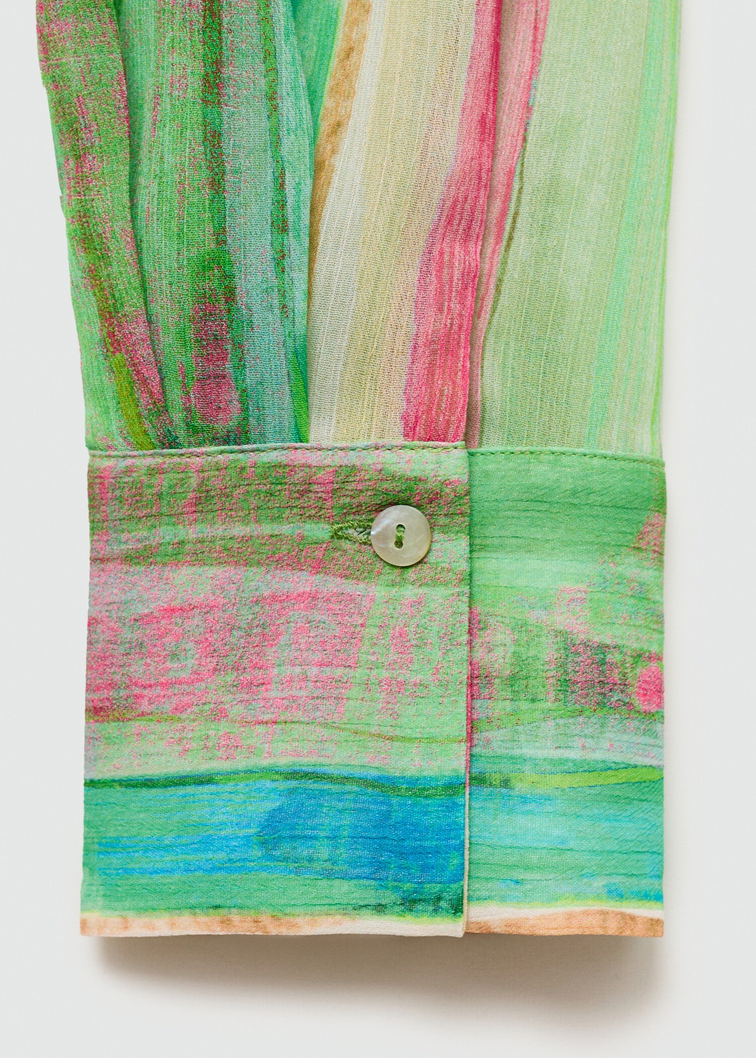 Halbtransparente Print-Bluse - Detail des Artikels 0