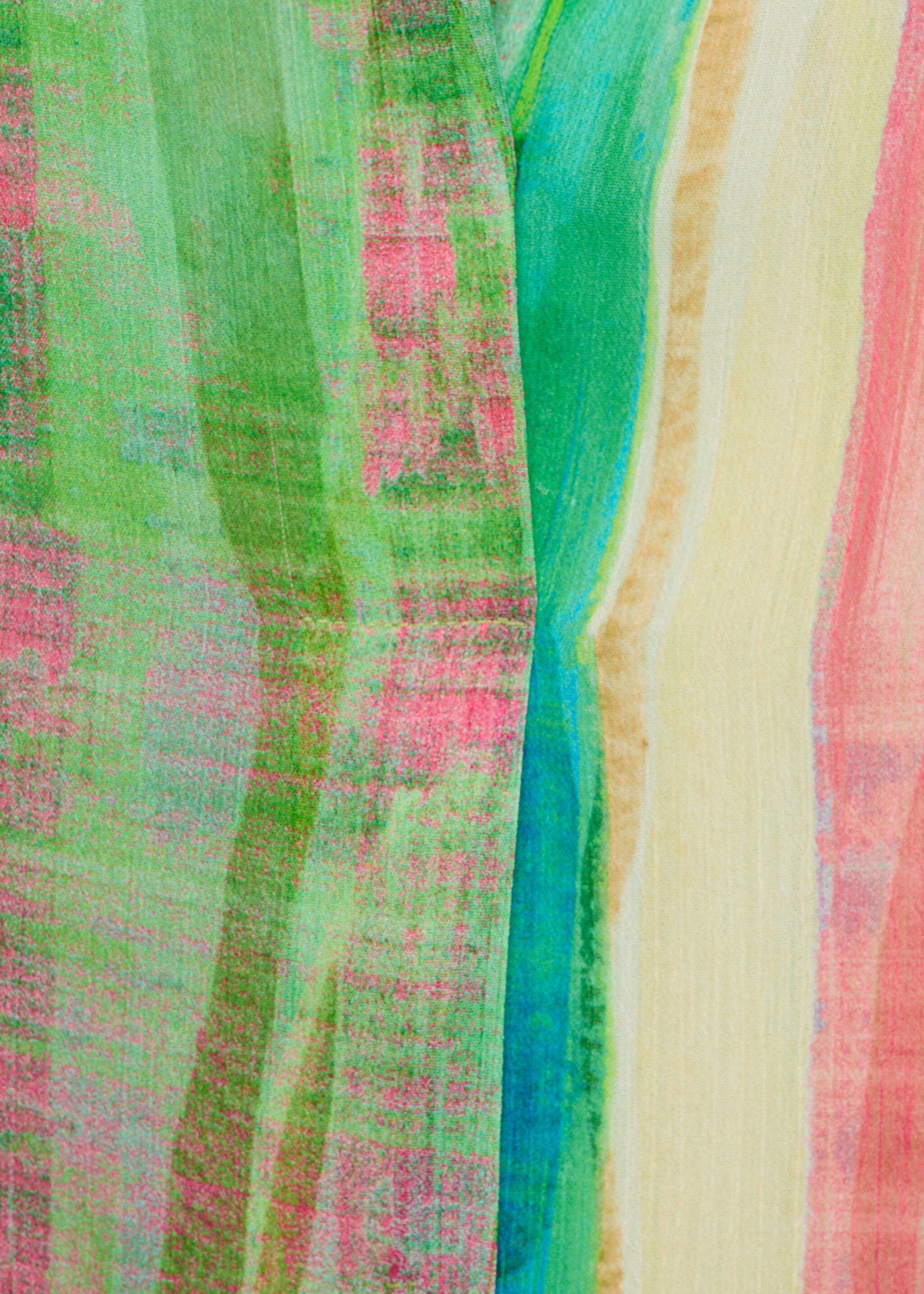 Semi-transparent printed blouse - Details of the article 8