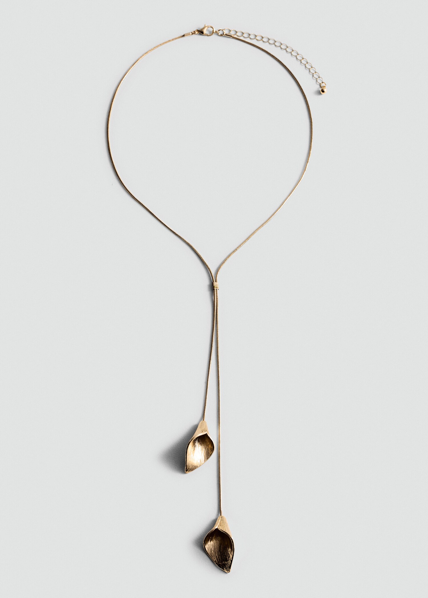 Leaf long necklace - Article without model