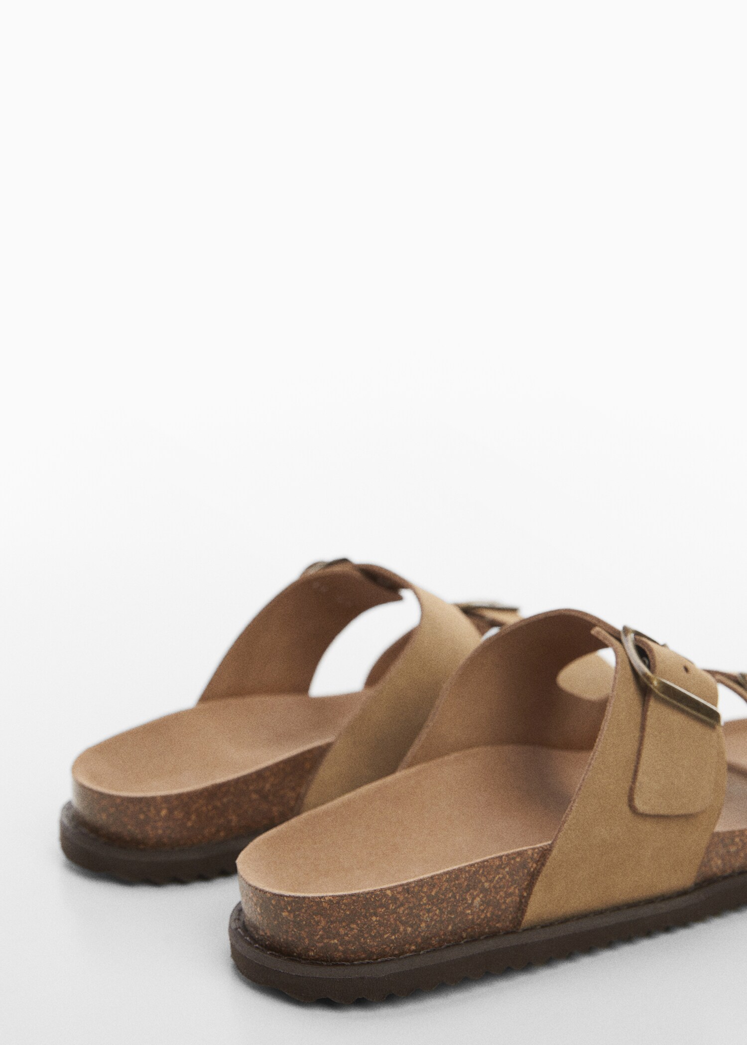 Sandal läder mocka spänne - Detaljer om artikeln 1
