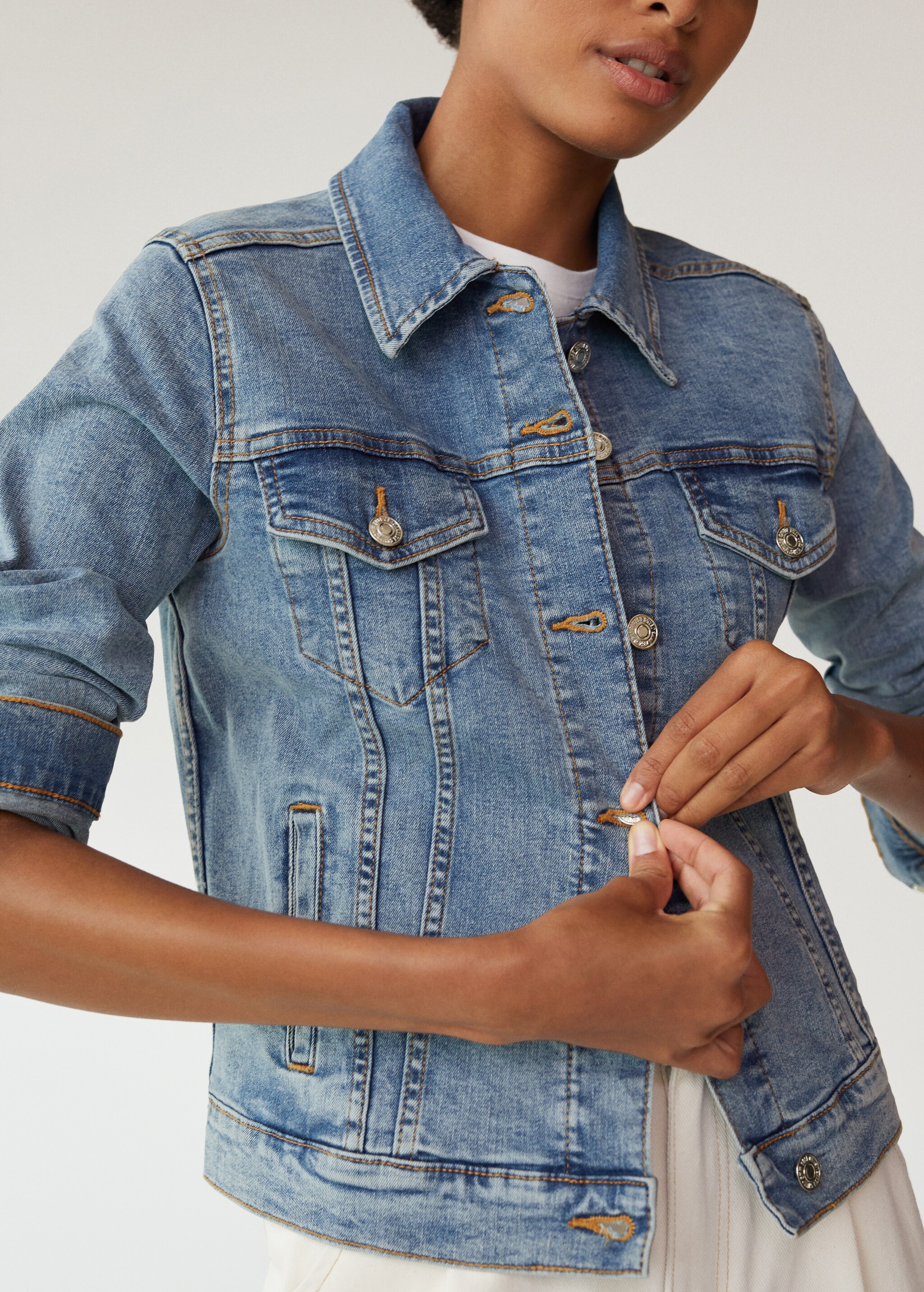 Cazadora denim claro - Detalle del artículo 1