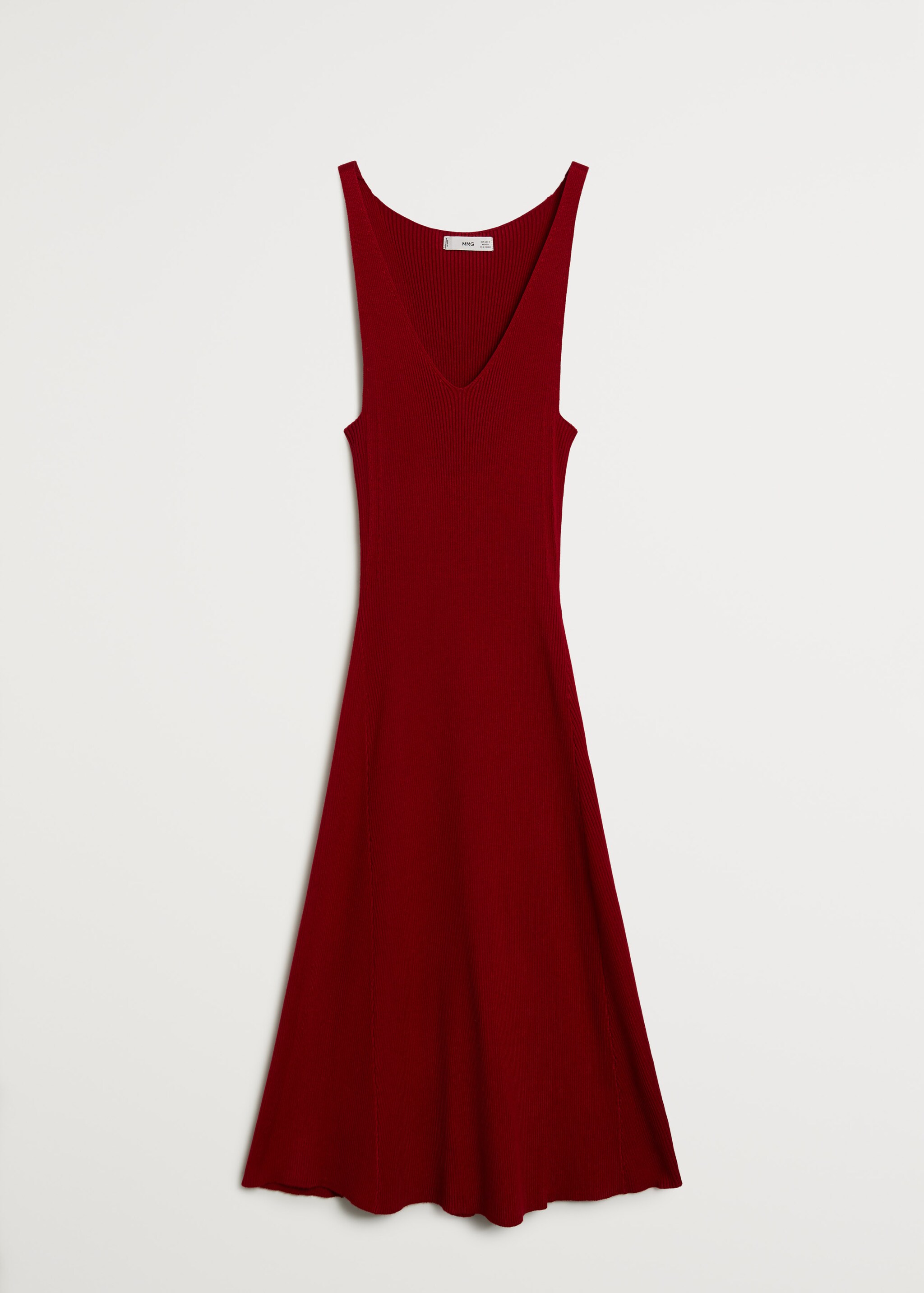 Vestido midi canalé - Artículo sin modelo