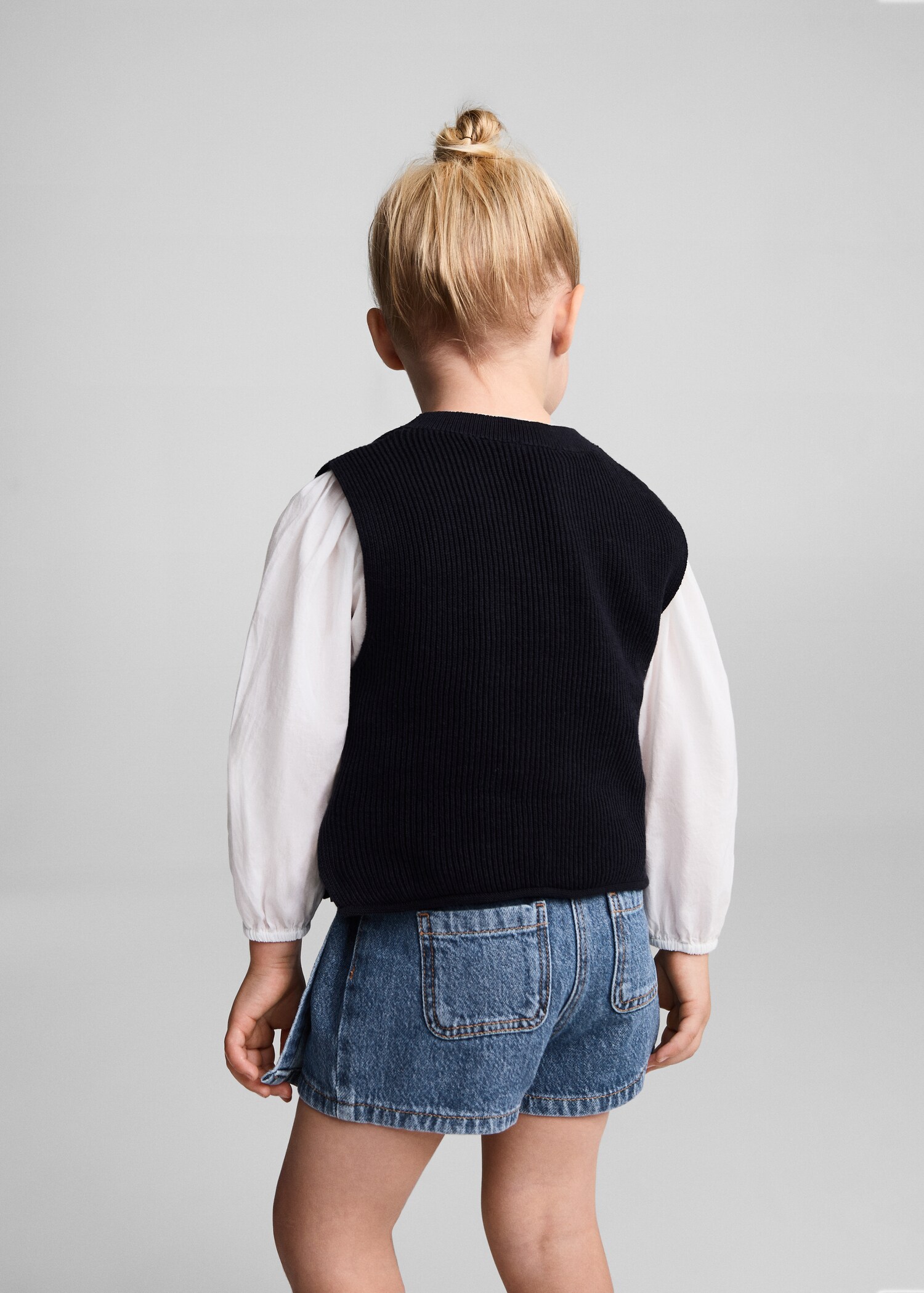 Hosenrock aus Jeans - Rückseite des Artikels