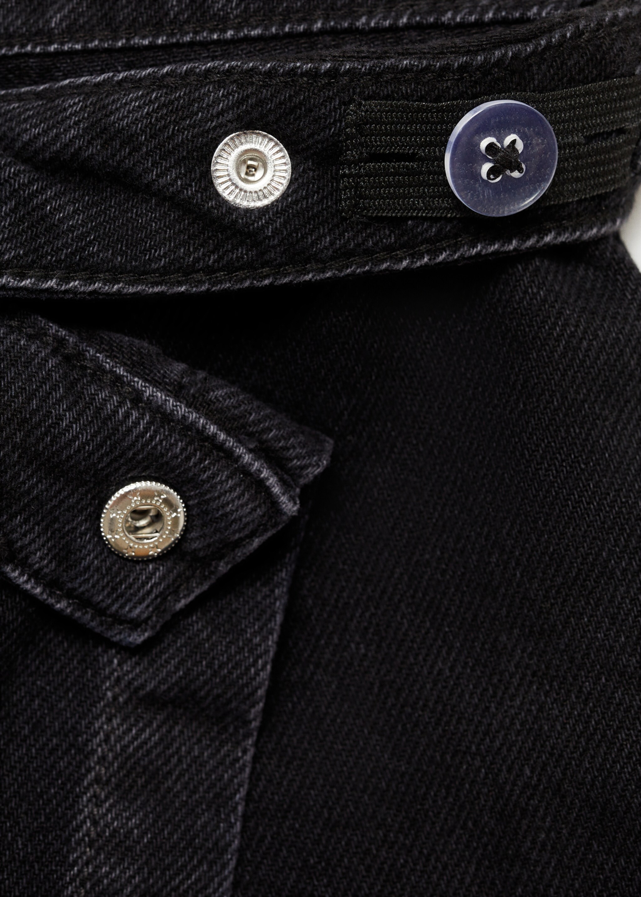 Denim skirt trousers - Details of the article 0