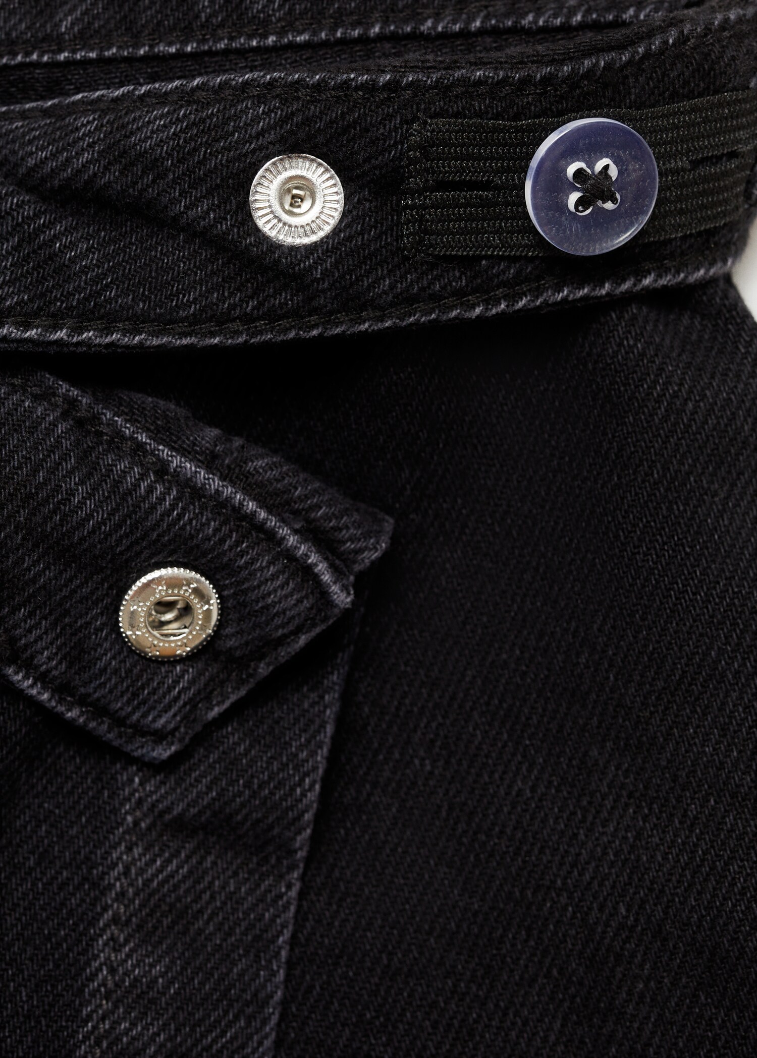 Denim skirt trousers - Details of the article 0