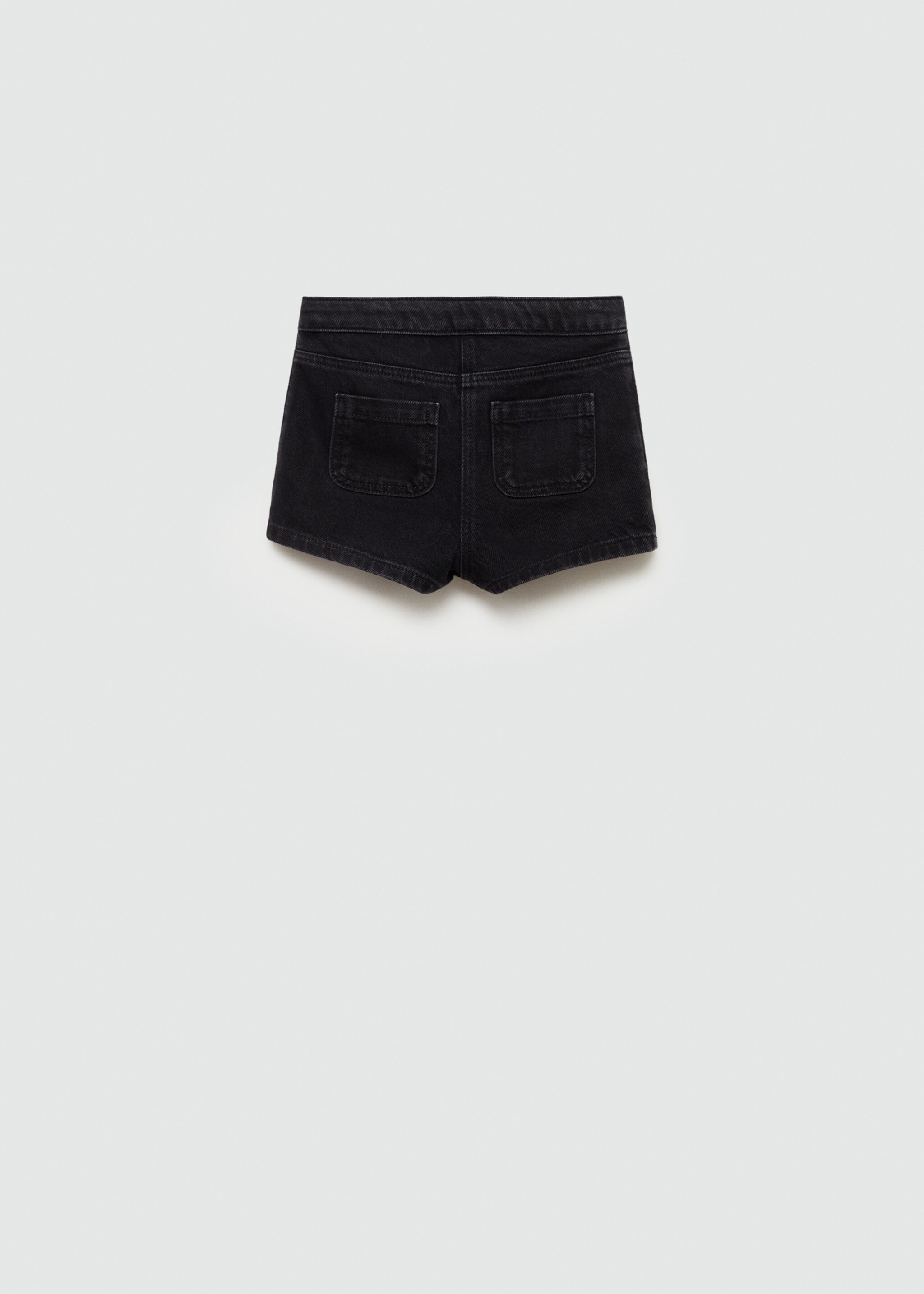Denim skirt trousers - Reverse of the article