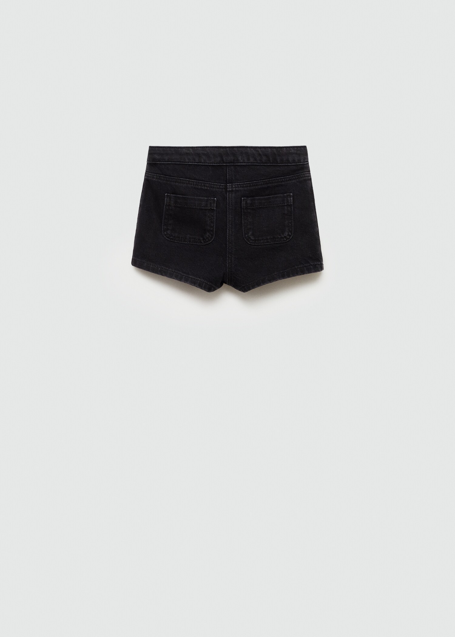 Denim skirt trousers - Reverse of the article