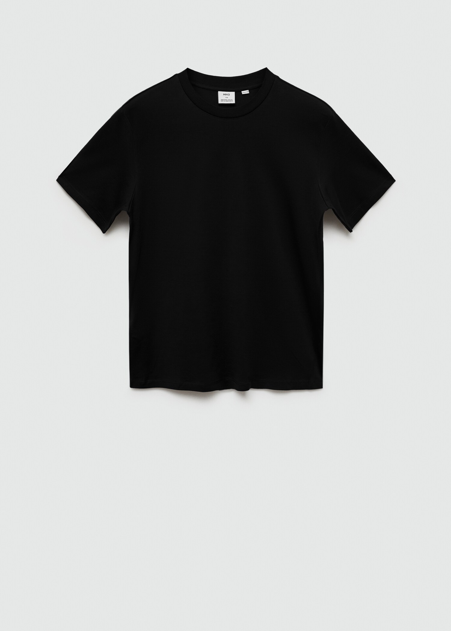 T-shirt slim fit de 100% algodão - Artigo sem modelo