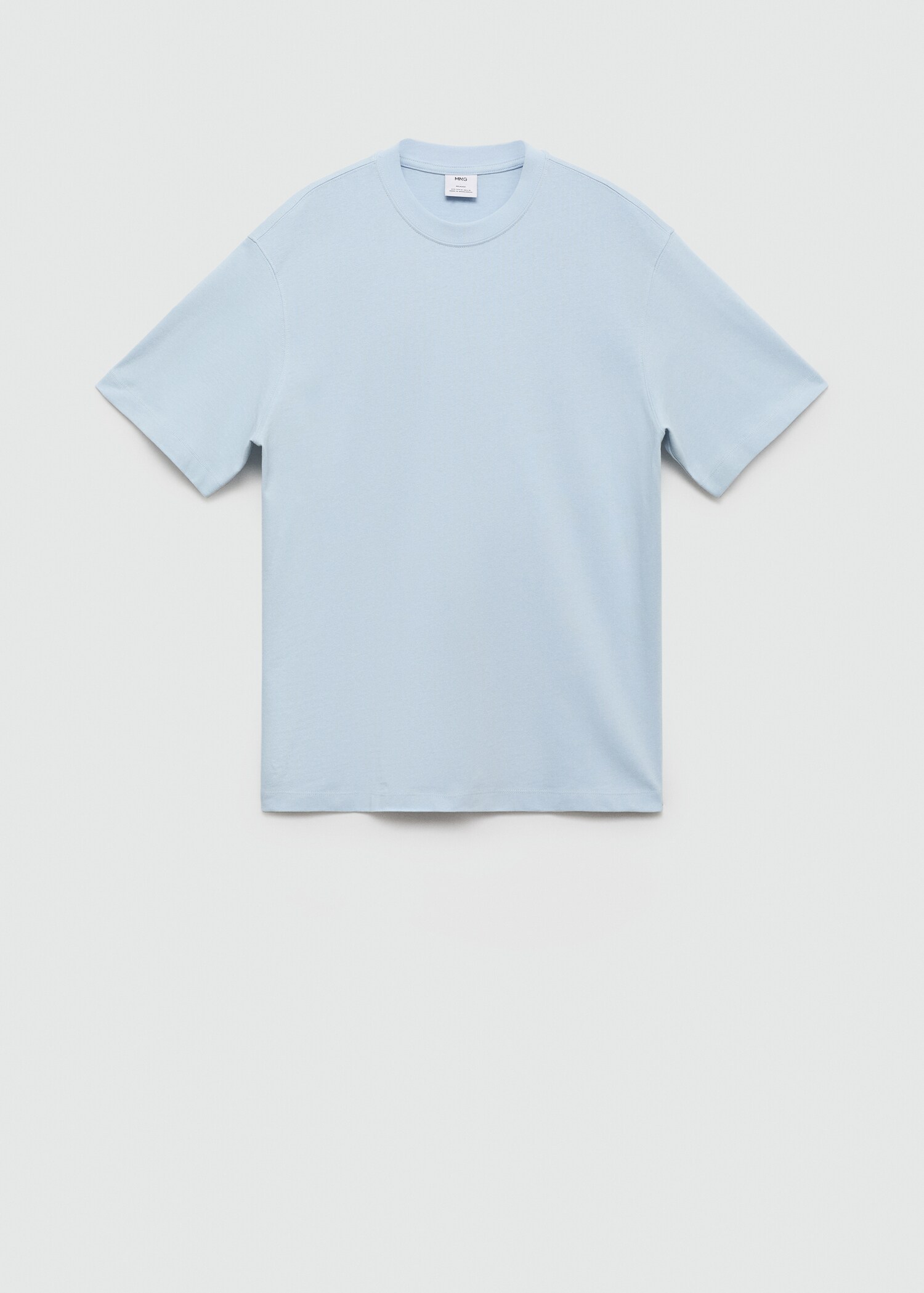 Basic 100% cotton relaxed-fit t-shirt - Article without model