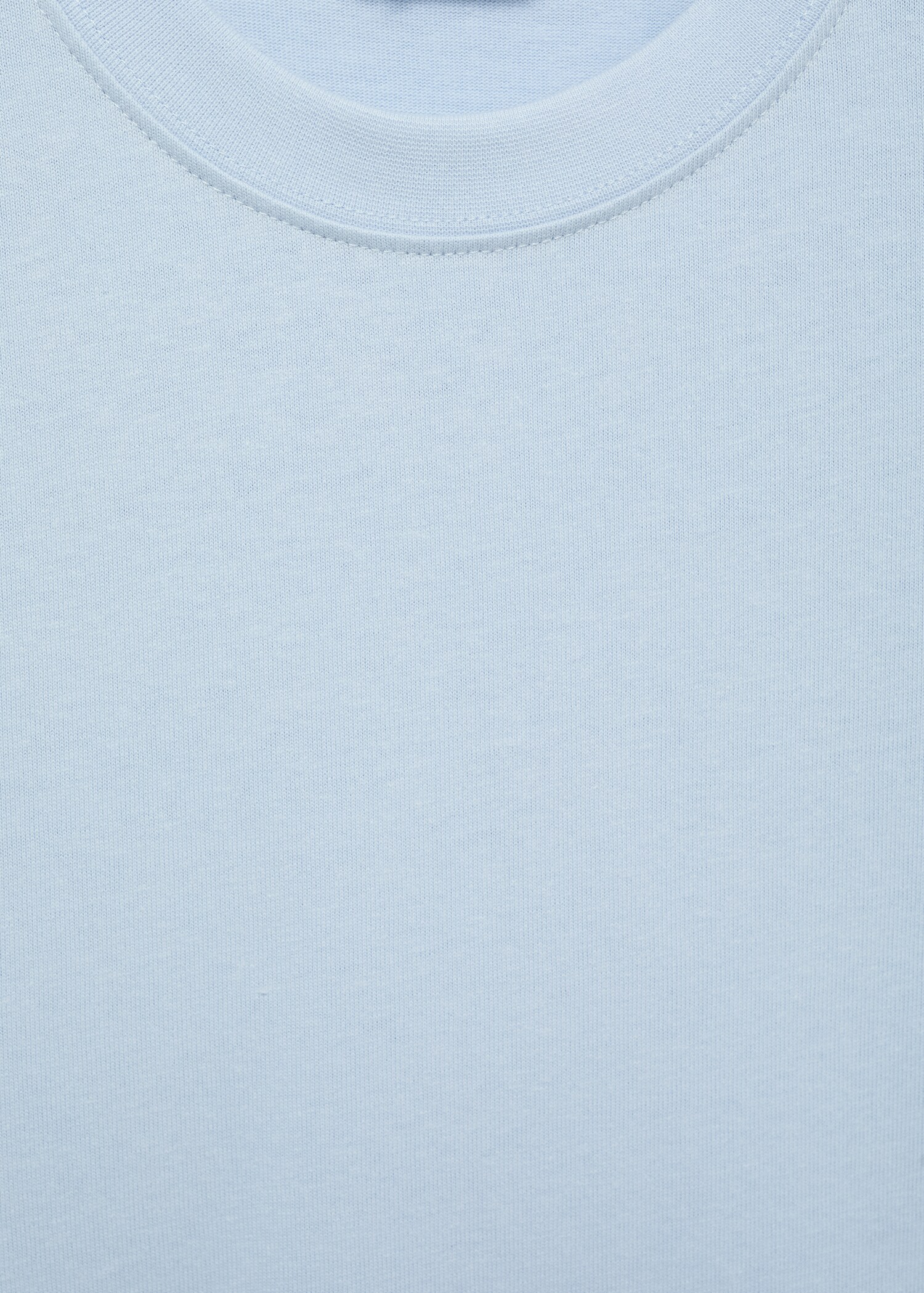Basic 100% cotton relaxed-fit t-shirt - Details of the article 8