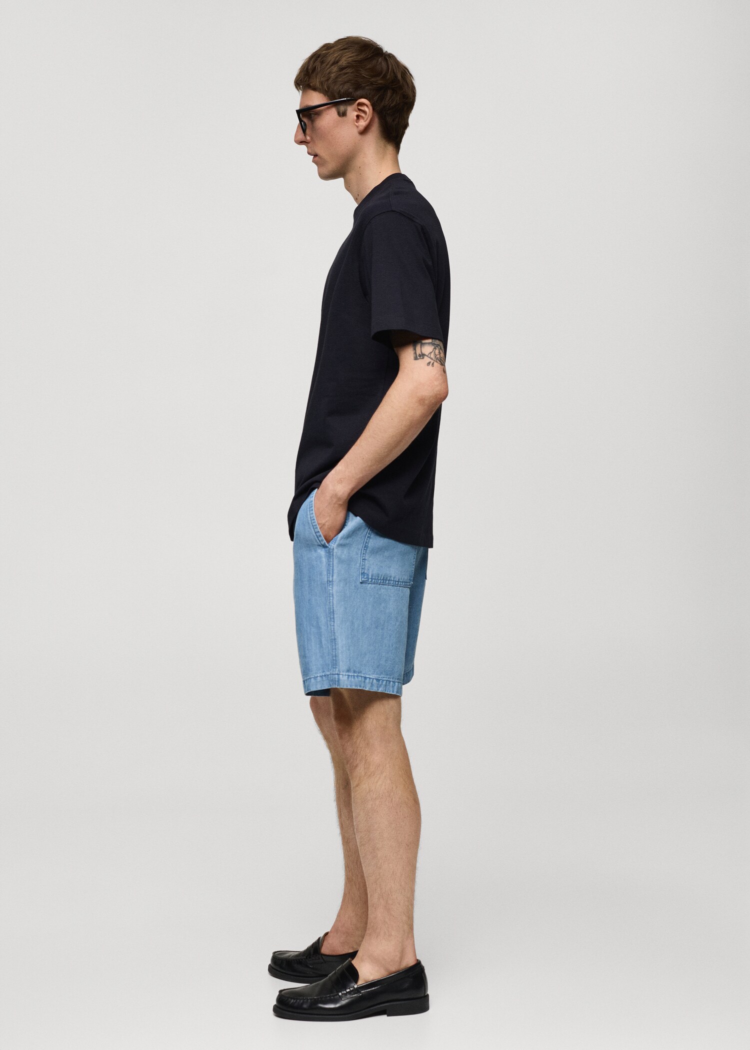 Basic 100% cotton relaxed-fit t-shirt - Details of the article 2