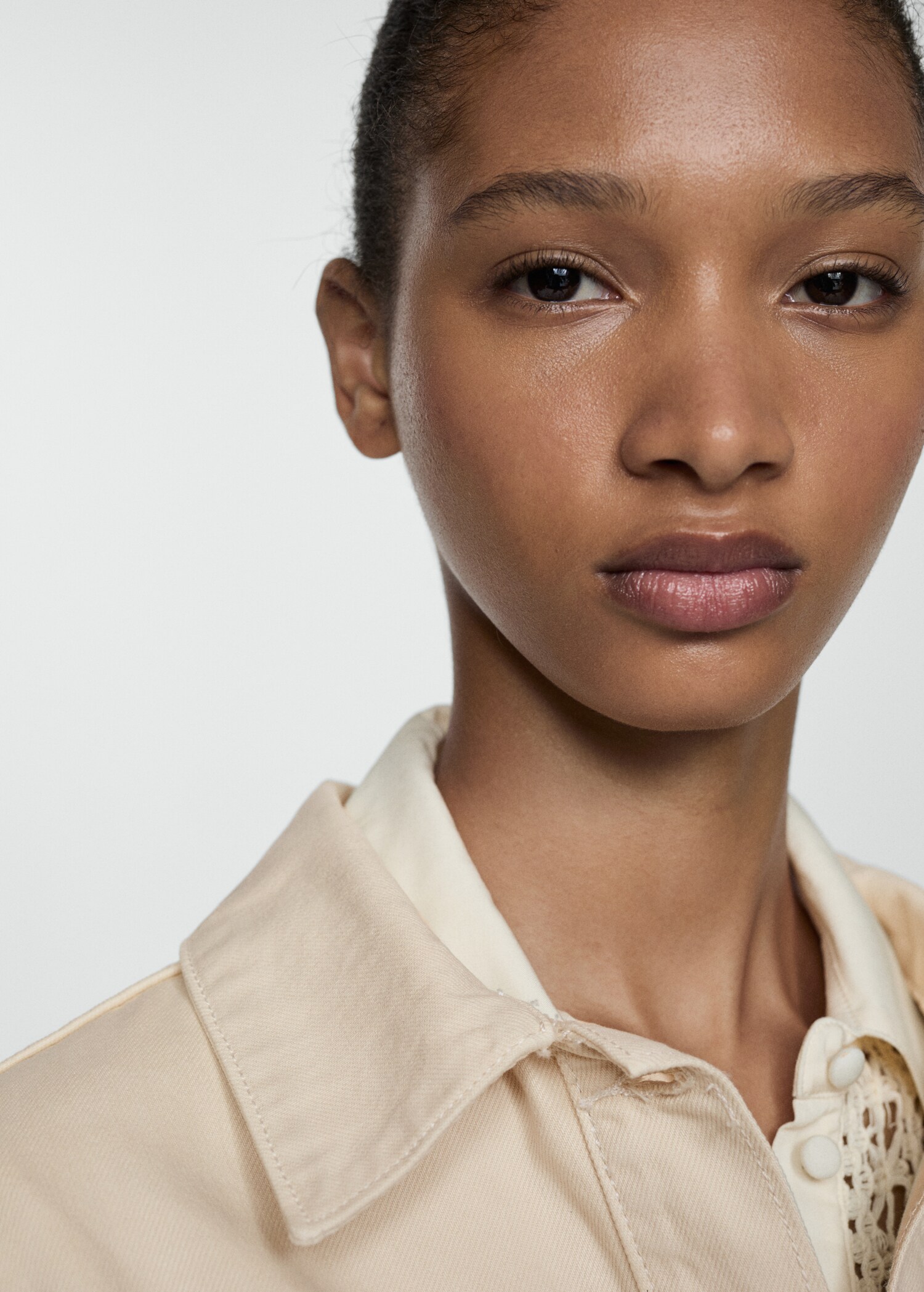 Oversize denim jacket - Details of the article 1
