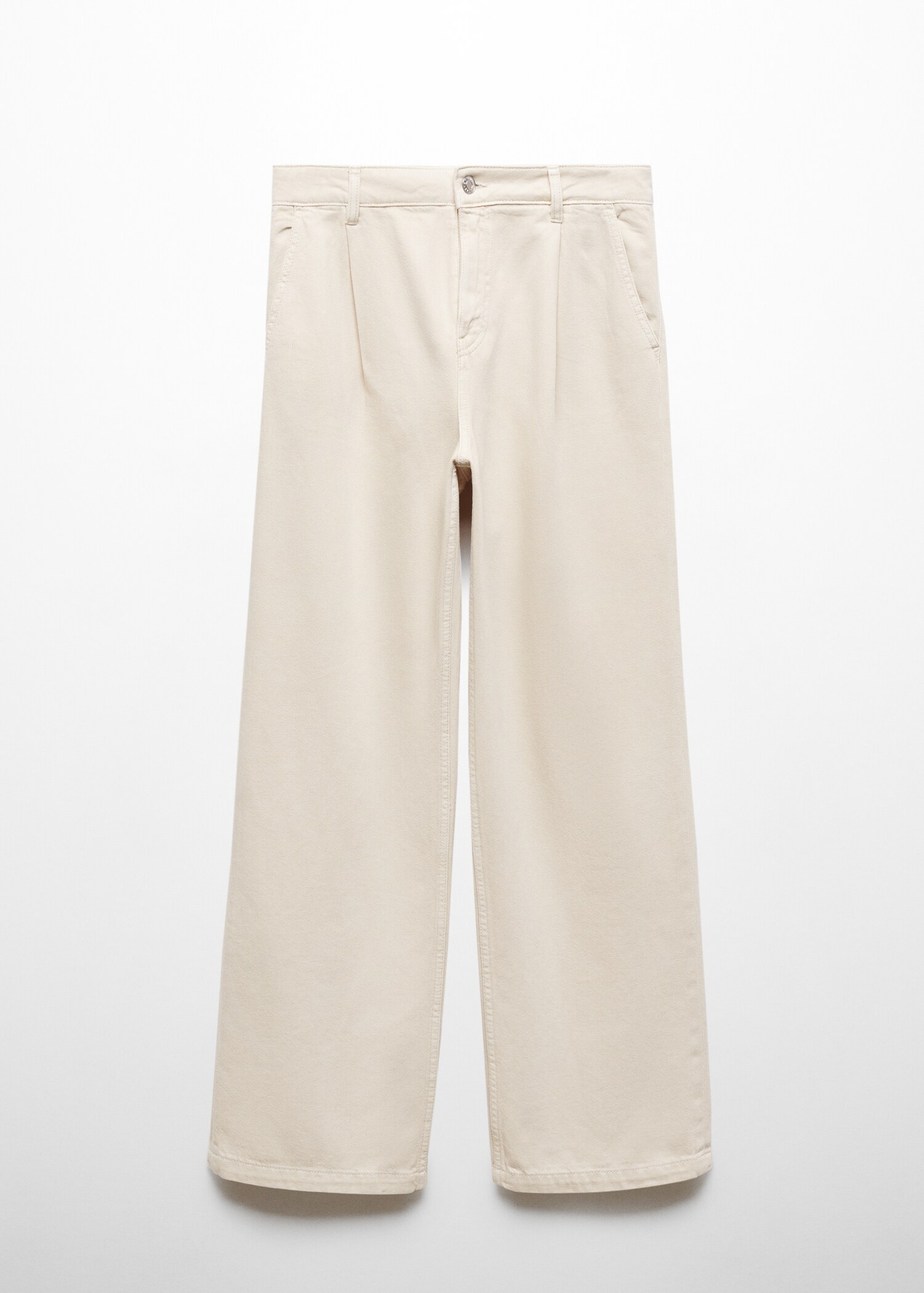 Wideleg-Bundfaltenjeans - Artikel ohne Model