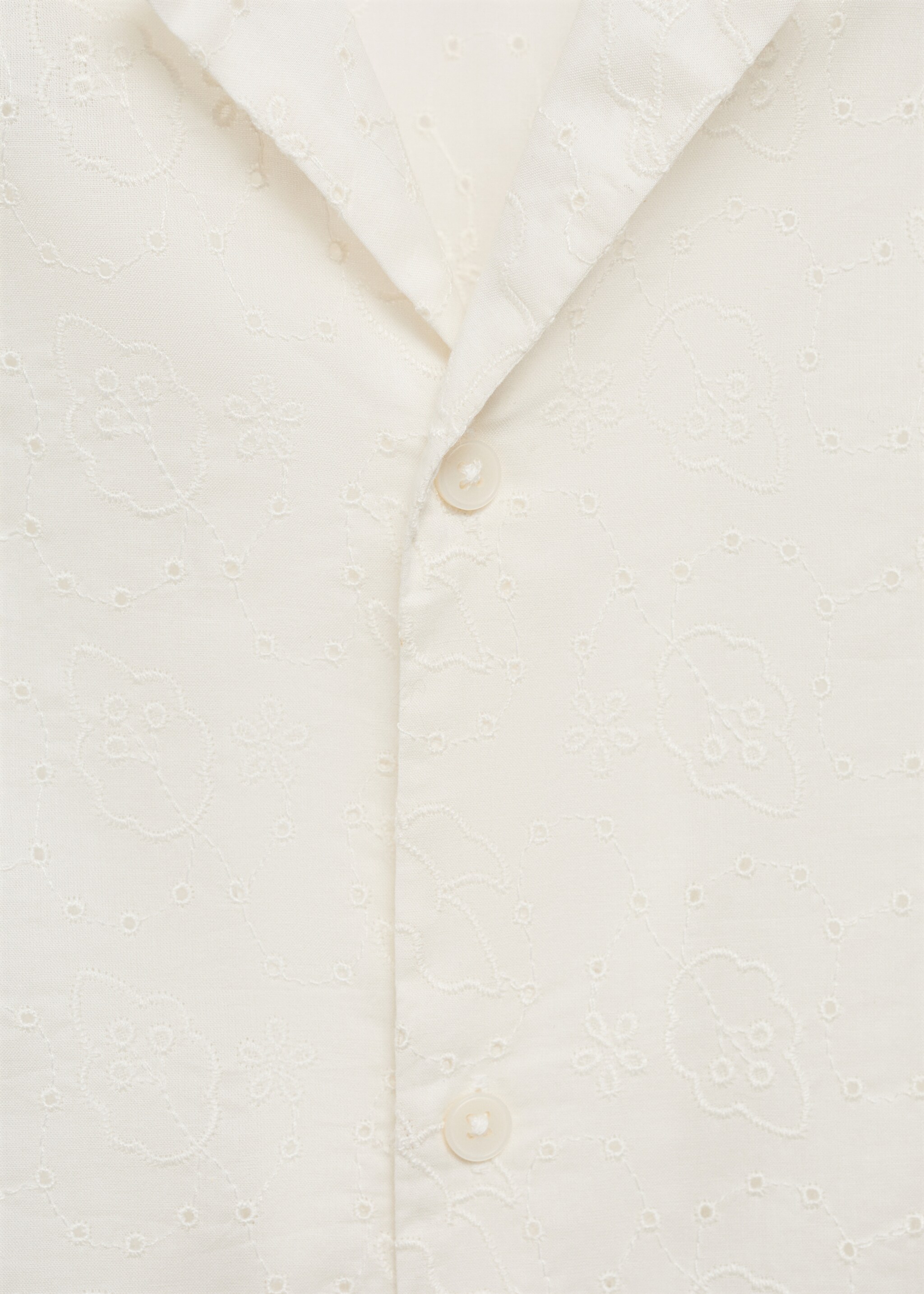 Camicia relaxed-fit 100% cotone ricamata - Dettaglio dell'articolo 8