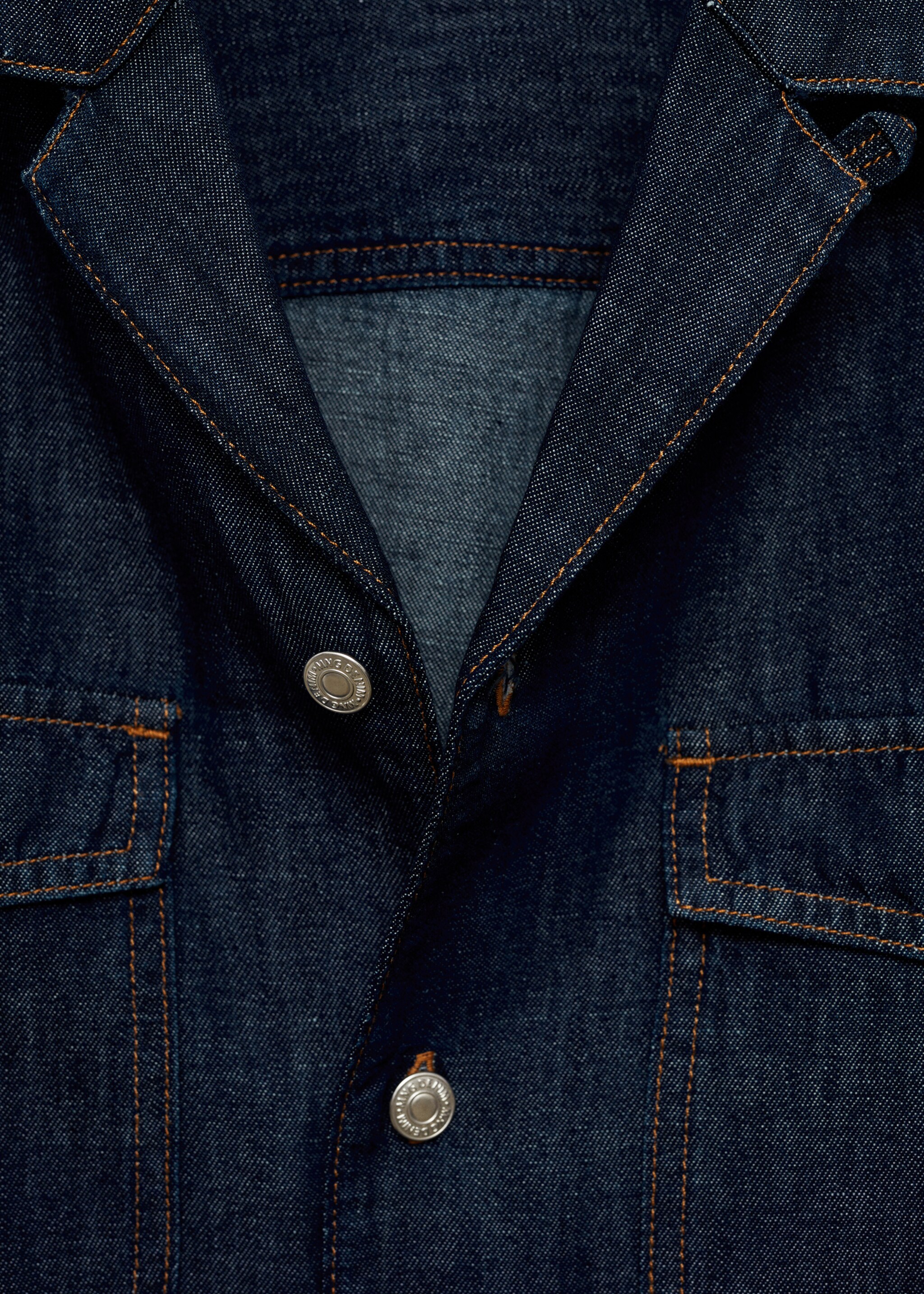 Jeanshemd aus Baumwolle mit Leinen - Detail des Artikels 8