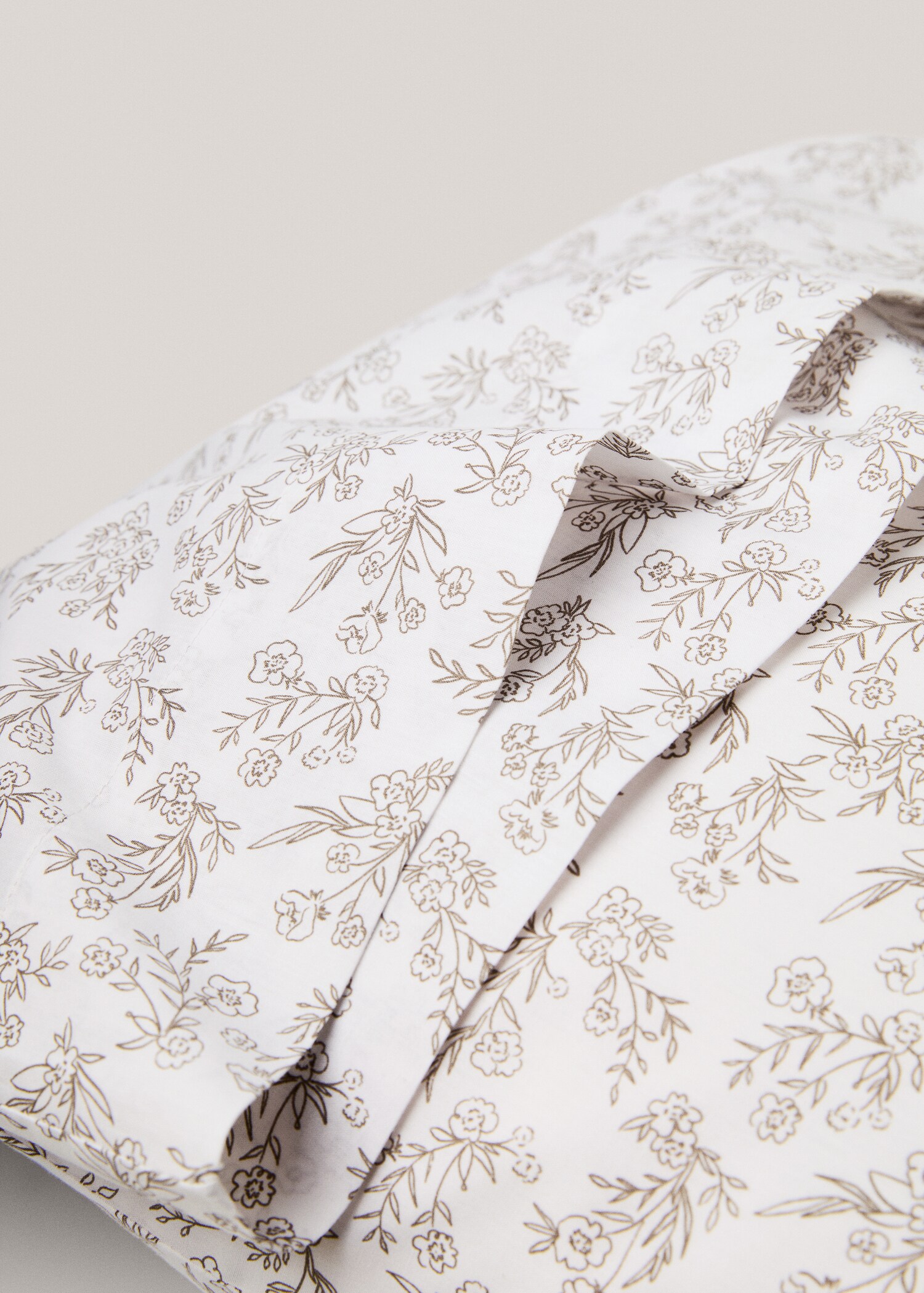 Capa de almofada de algodão às flores 45 x 110 cm - Pormenor do artigo 1